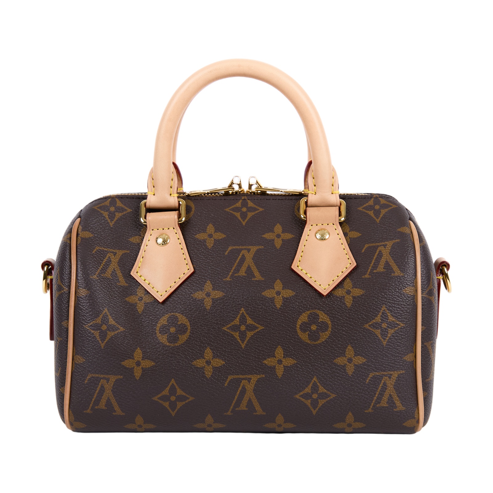 路易威登 LOUIS VUITTON Speedy Bandoulière 20 米色 帆布 手提 斜背 波士頓包 M46222 晶片款  原廠盒子/背帶/防塵袋2/鎖組/購買證明