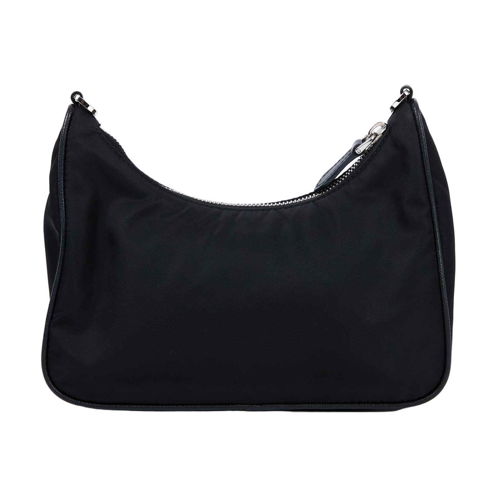 普拉達 PRADA Re-Edition 2005 Re-Nylon 手袋 1BH204_R064 黑尼龍三合一HOBO 背帶/零錢袋