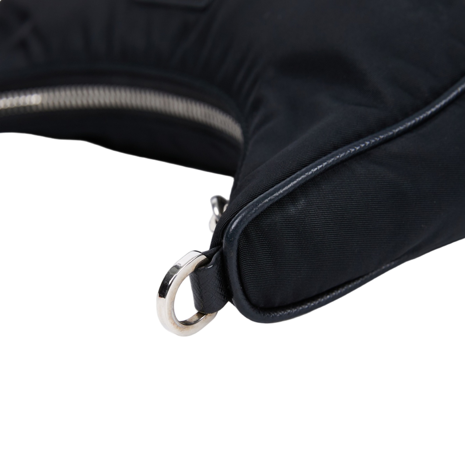 普拉達 PRADA Re-Edition 2005 Re-Nylon 手袋 1BH204_R064 黑尼龍三合一HOBO 背帶/零錢袋