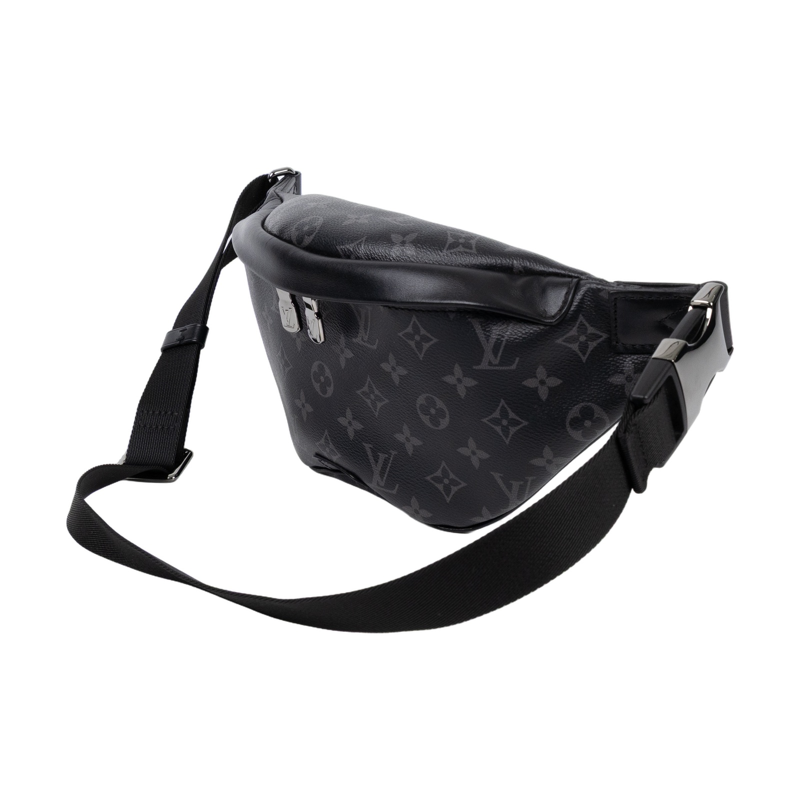 路易威登 LOUIS VUITTON Discovery PM 腰包 Eclipse 黑色 M46035 晶片款  原廠盒子/防塵袋/購買證明