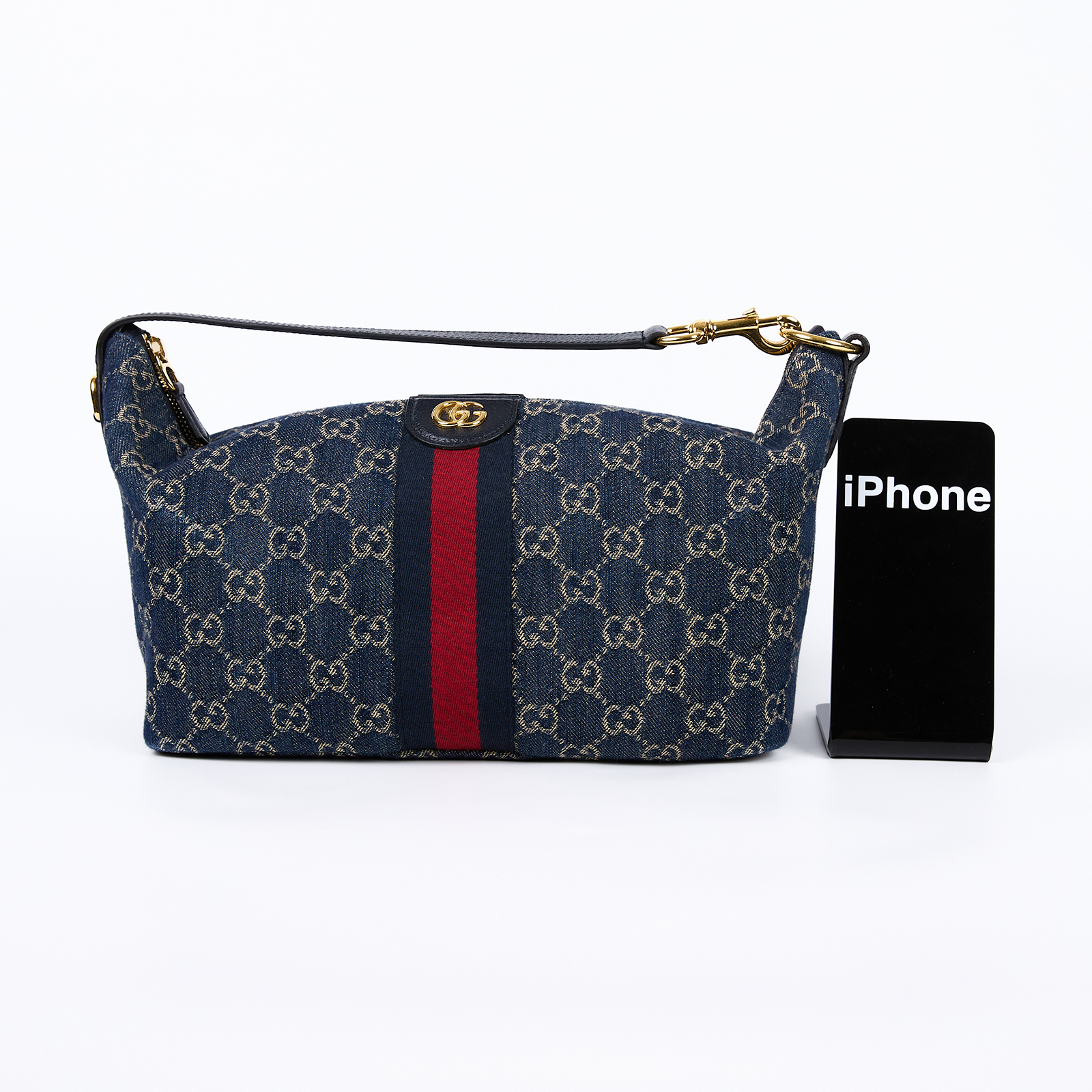 古馳 GUCCI Vanity 中款 化妝包 手提包 肩背包 斜背包 857799 2ACFA  原廠盒子/防塵袋/背帶/購買證明