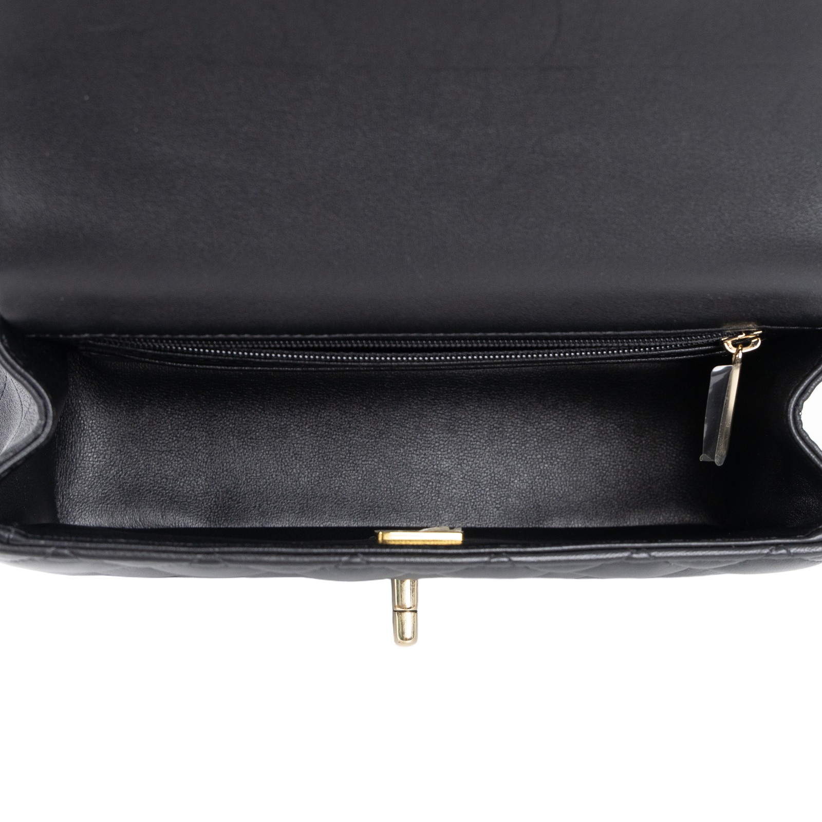 香奈兒 CHANEL Coco 20  Handle 肩背 斜背 迷你 口蓋包 AS2431 晶片款 黑金羊COCO HANDLE 20 原廠盒子/防塵袋