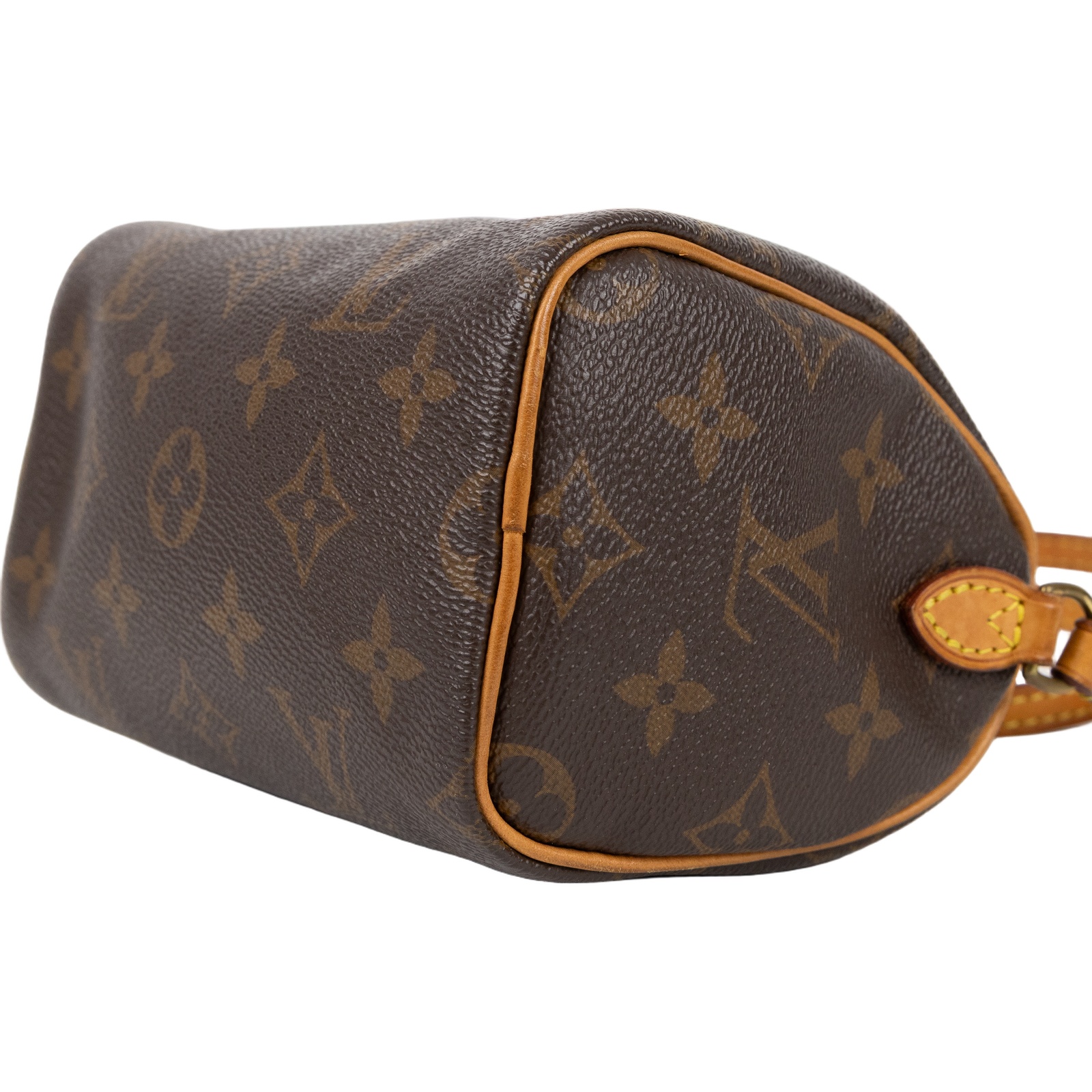 路易威登 LOUIS VUITTON Nano Speedy 經典帆布 手提 斜背 波士頓包 M61252 原花NANO SPEEDY 舊版 無附屬品