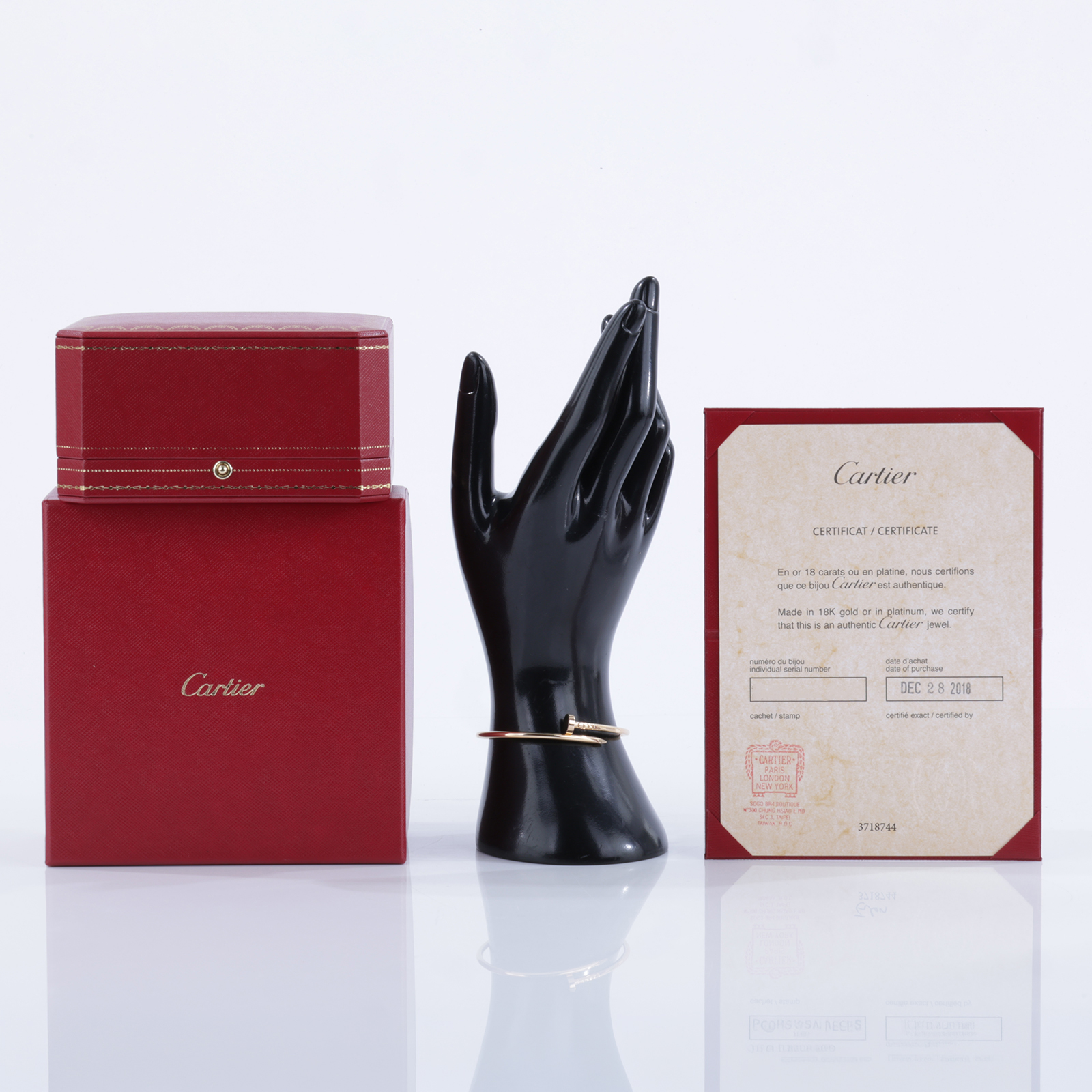 卡地亞 CARTIER Juste un Clou 手環 小型 B6062516 RG JUSTE UN CLOU釘子手環#16 原廠盒子/保證卡