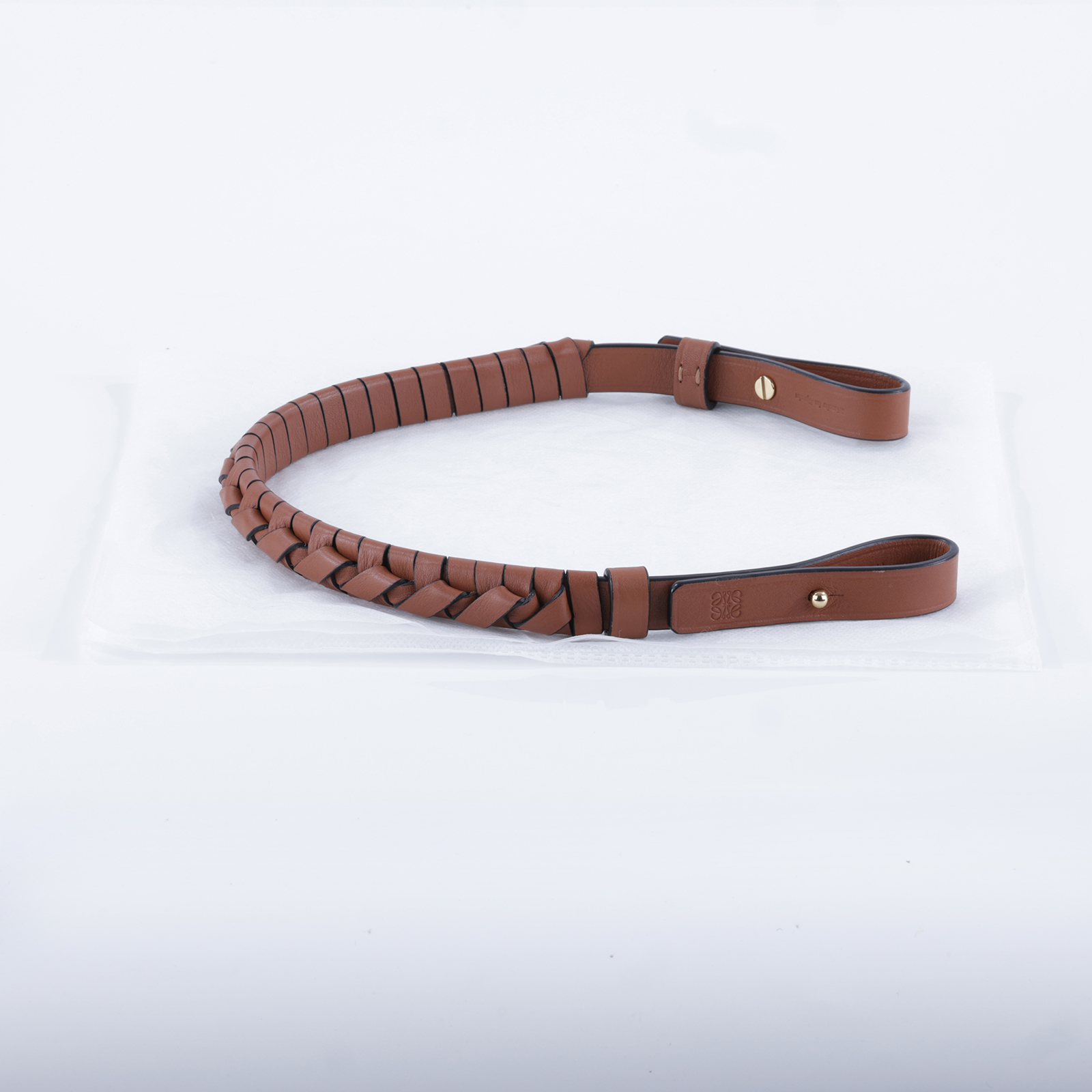 羅意威 LOEWE 編織螺旋背帶 C885S47X01 焦糖編織背帶 無附屬品