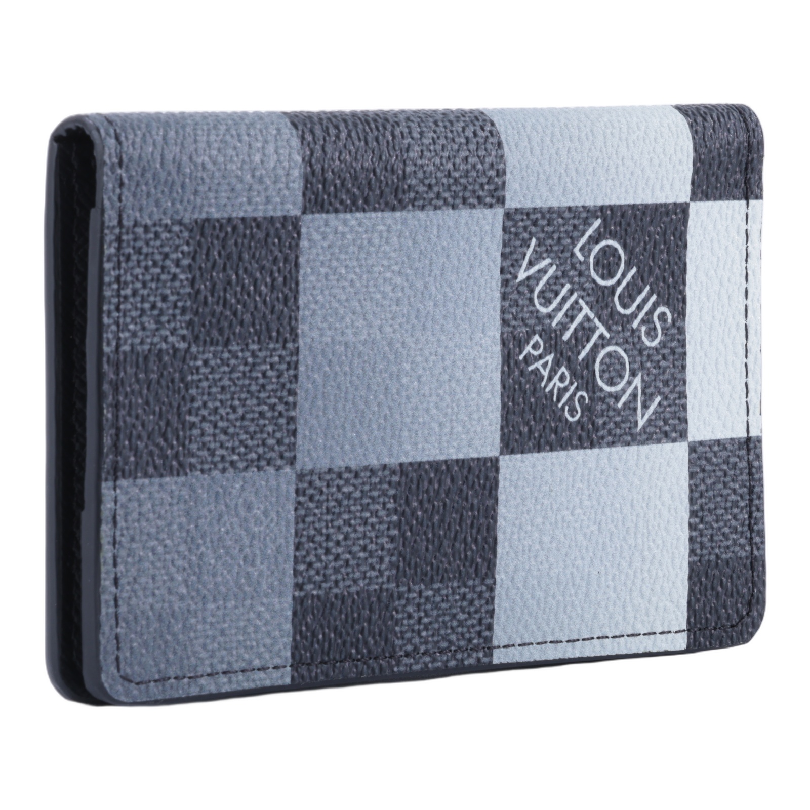 路易威登 LOUIS VUITTON Damier Graphite Giant 卡夾 卡包 N40411 黑灰漸層棋盤格卡夾 原廠盒子/防塵袋