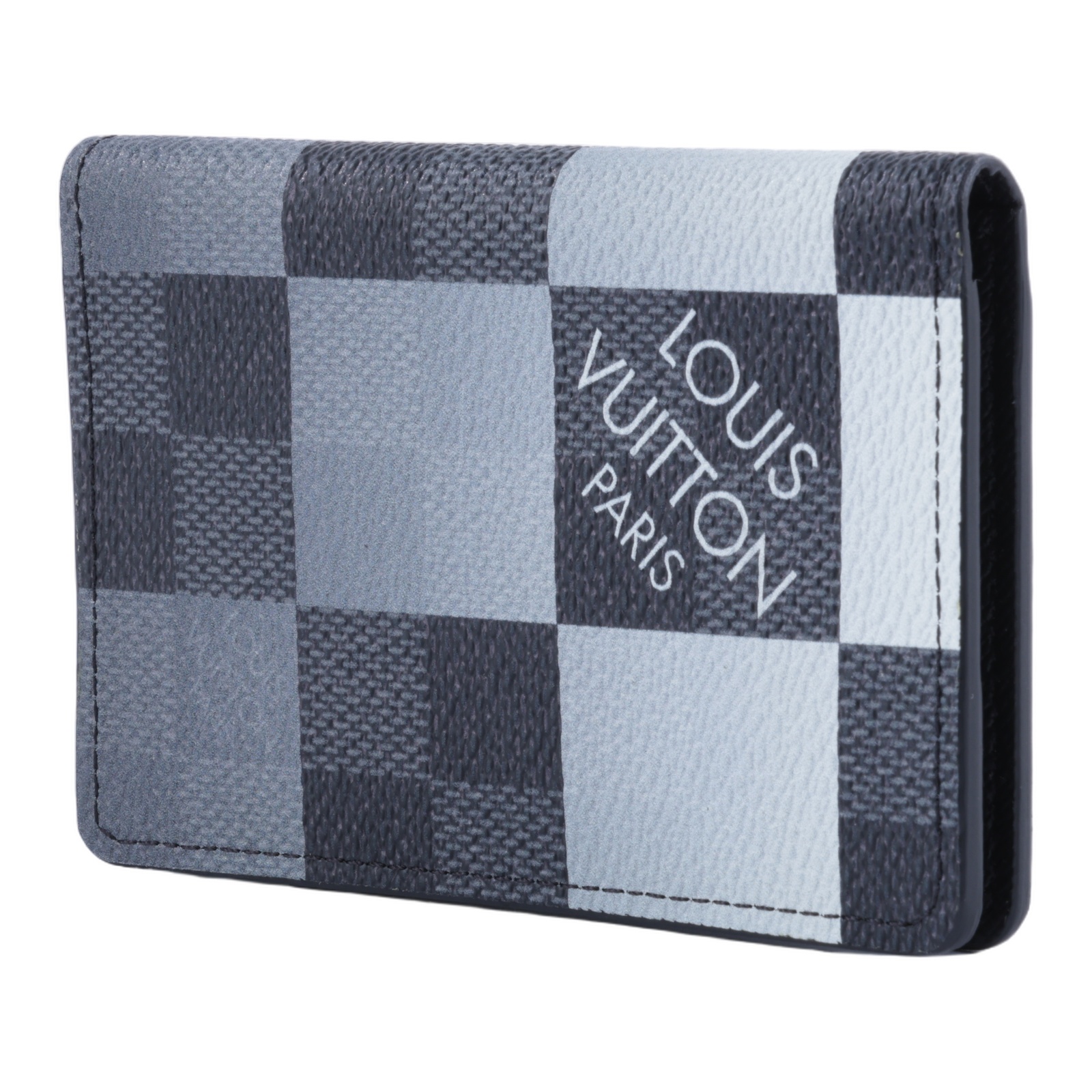 路易威登 LOUIS VUITTON Damier Graphite Giant 卡夾 卡包 N40411 黑灰漸層棋盤格卡夾 原廠盒子/防塵袋