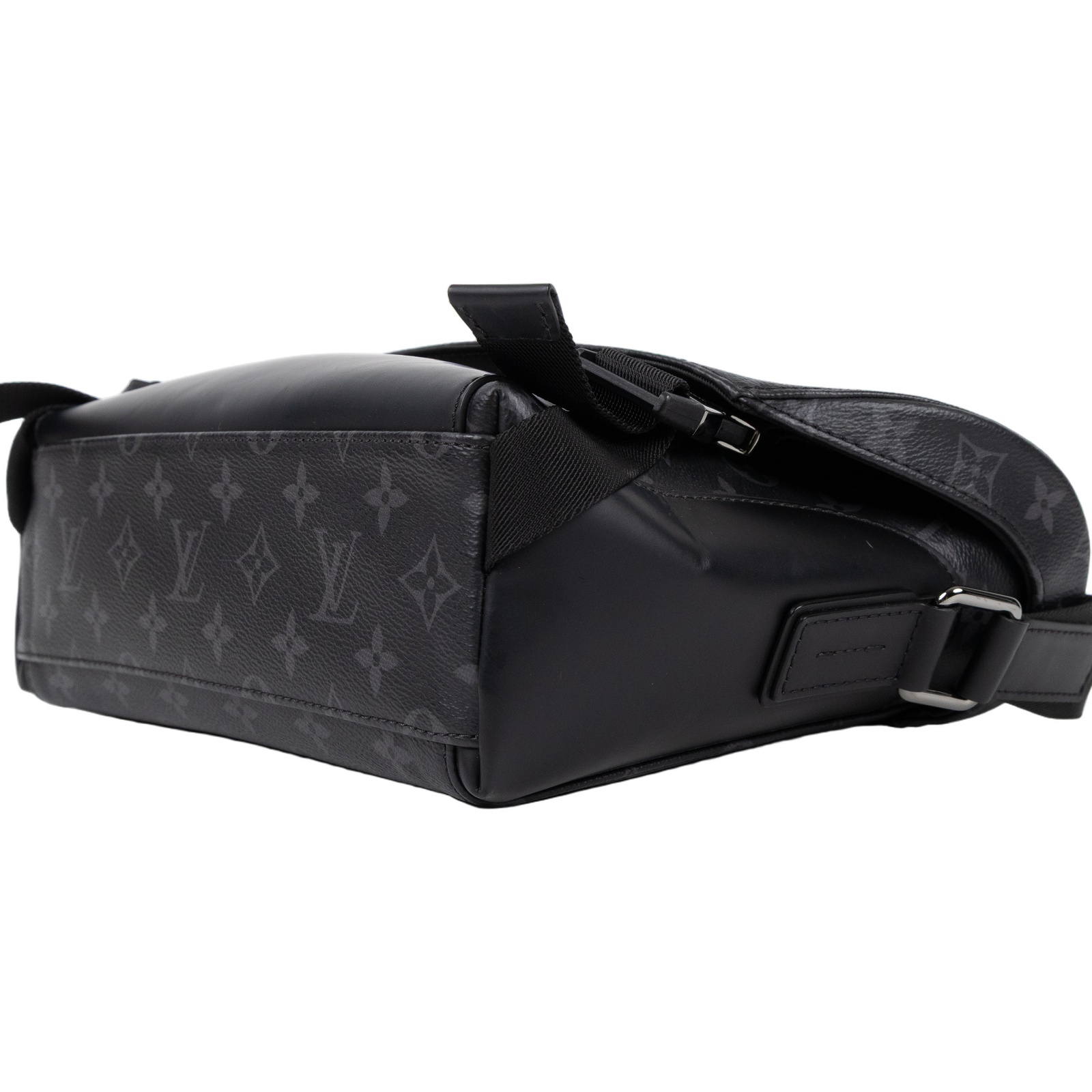 路易威登 LOUIS VUITTON Messenger PM Voyager Eclipse帆布 肩背 郵差包 黑色 M40511  防塵袋/購買證明