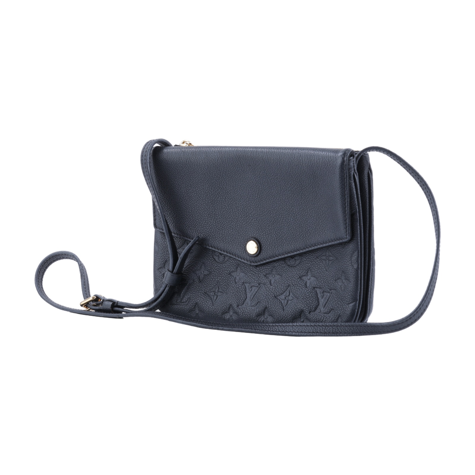 路易威登 LOUIS VUITTON Twice 肩背包 斜背包 M50258 黑壓紋TWICE肩背包 防塵袋