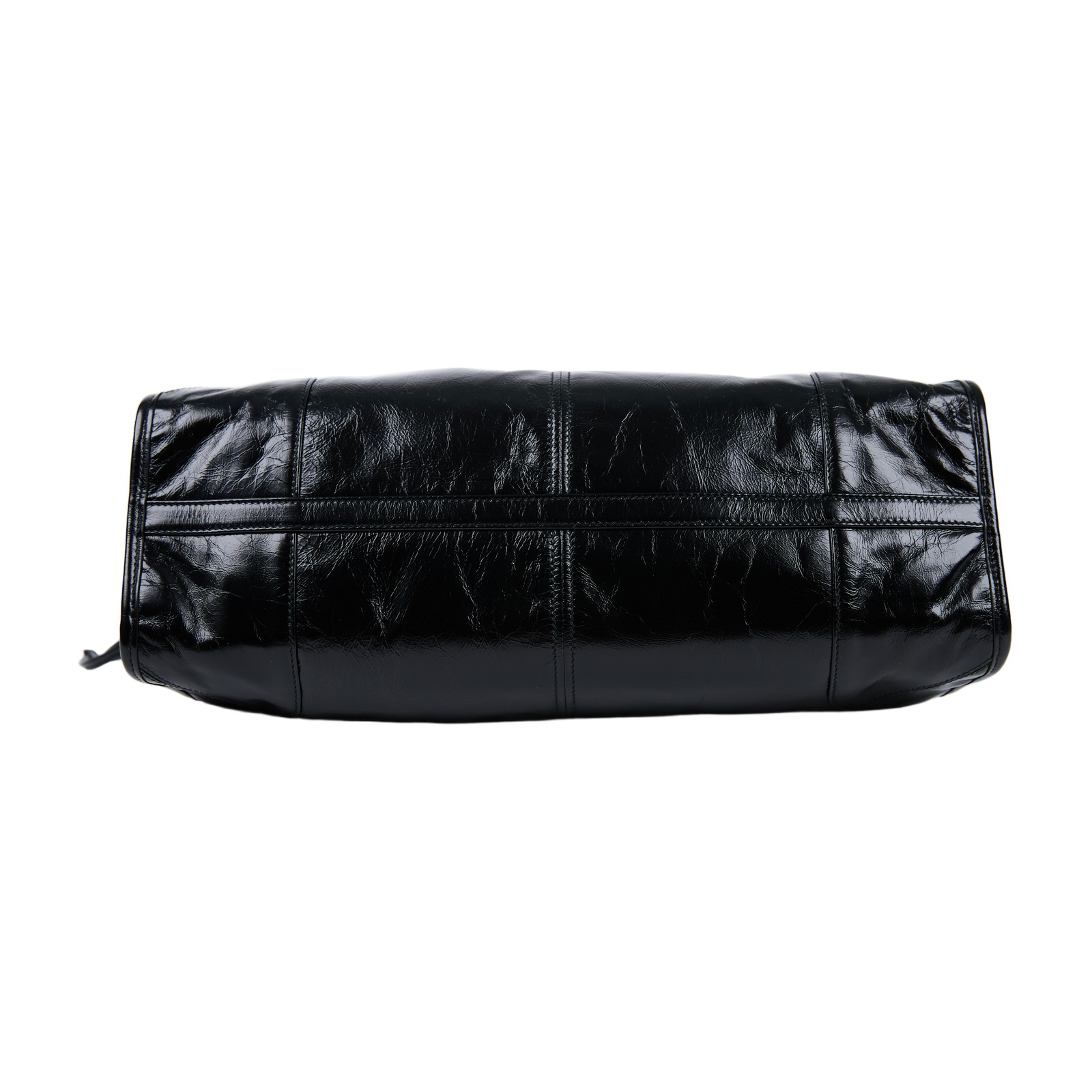 普拉達 PRADA Bonnie 皮革手提包 大型 1BA433_2CYR 黑Bonnie 大號皮革手袋 防塵袋/背帶/購買證明