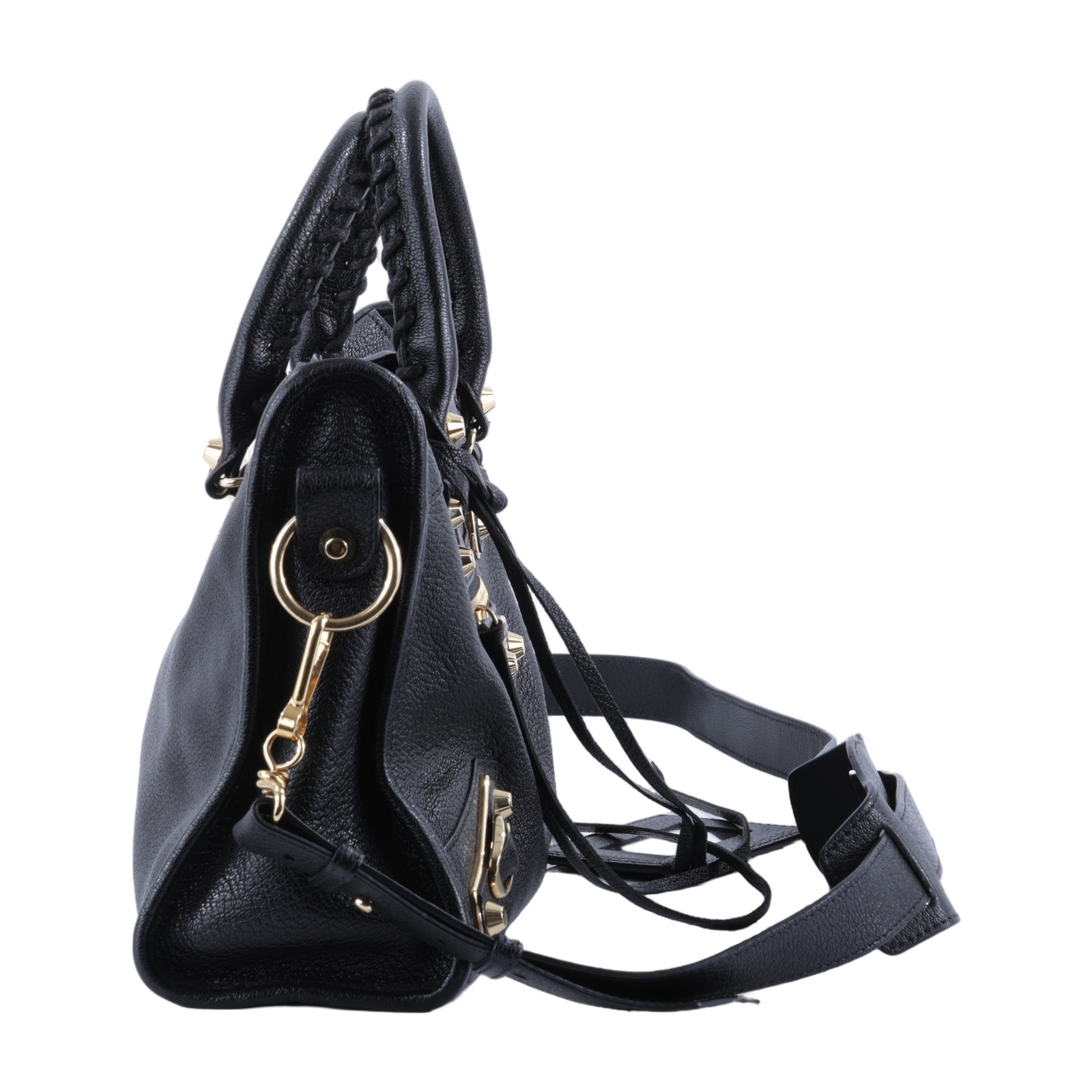 巴黎世家 BALENCIAGA Classic Metallic Edge City S 機車包 432831AQ41N  背帶/鏡子