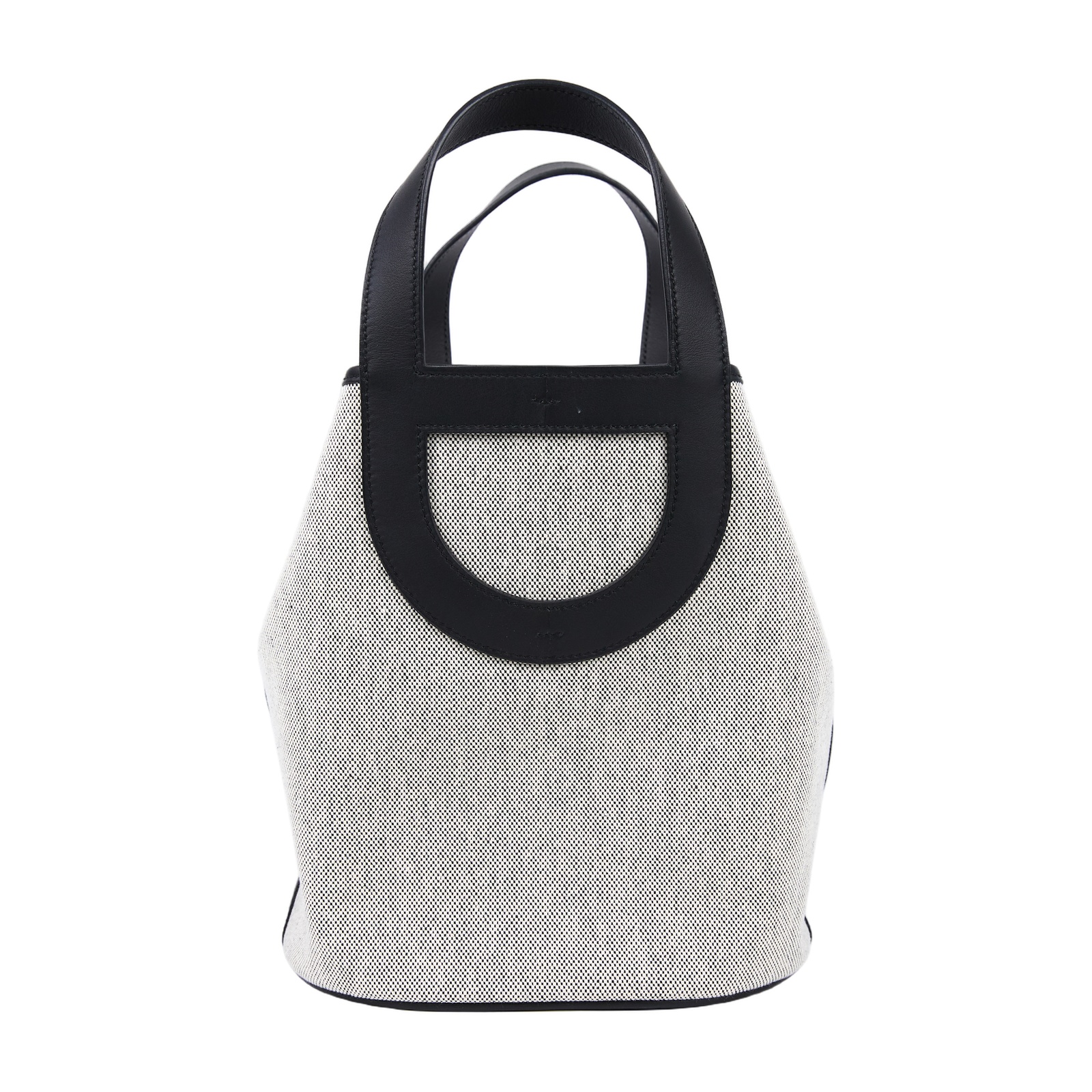 愛馬仕 Hermes In The Loop 23  豬鼻 菜籃子包 ITL23 W TS 012 AU W刻 黑帆布IN THE LOOP23 無附屬品