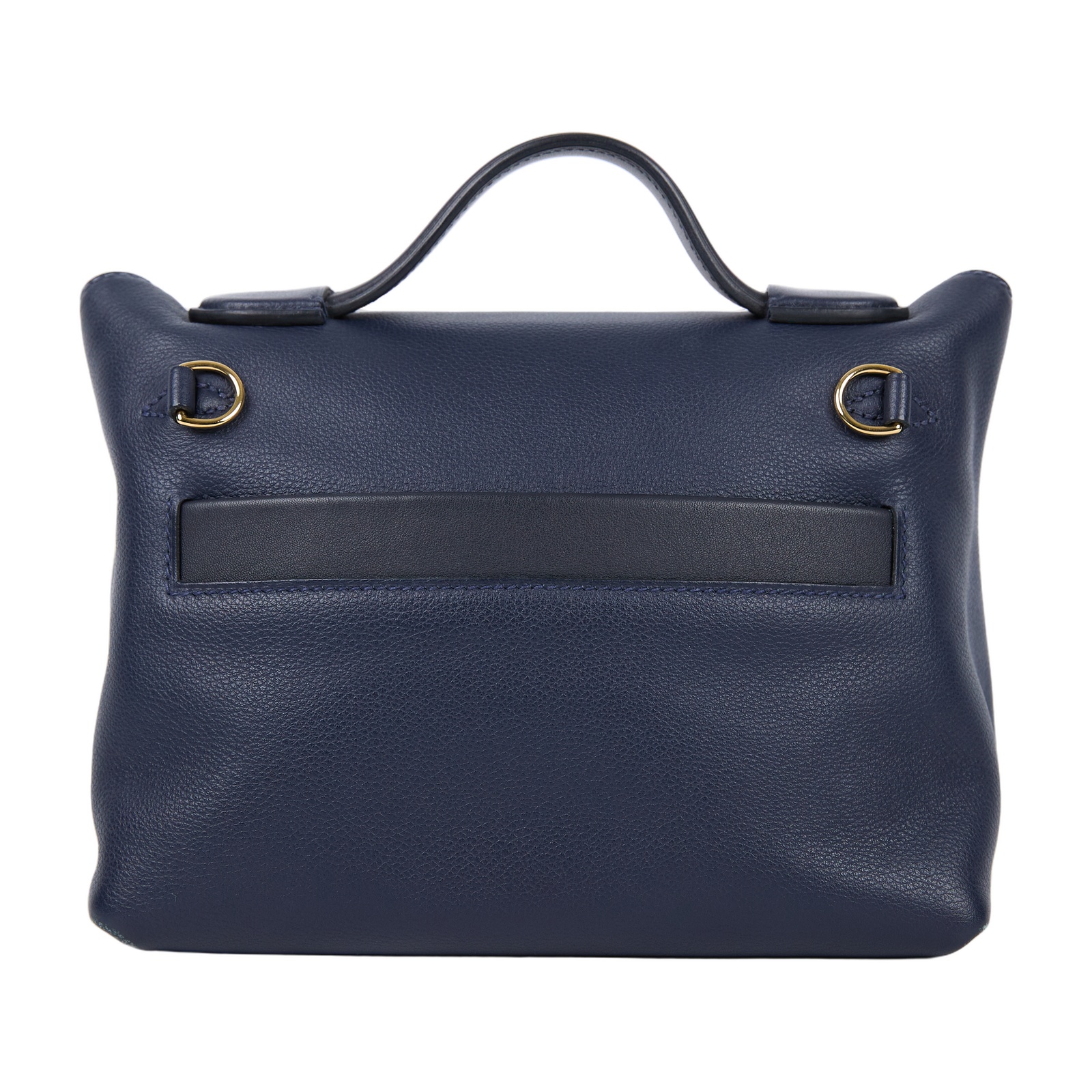 愛馬仕 Hermes 24/24 21 手提包 24/24/21 B HT 293 SU B刻 藍金24/24 MINI 背帶