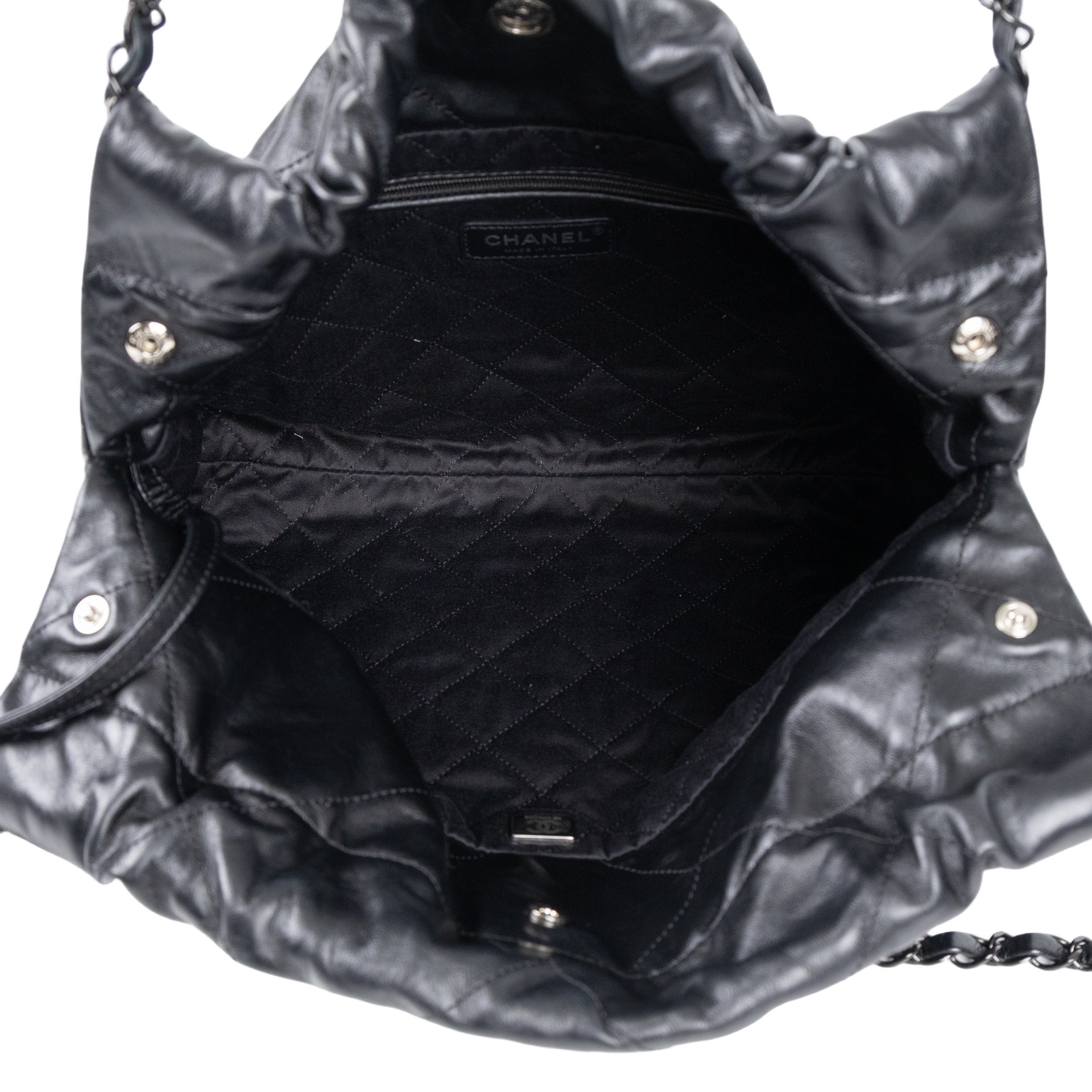 香奈兒 CHANEL 22 小型 流浪包 肩背包 AS3260 晶片款 SO BLACK 22包 小號 內袋