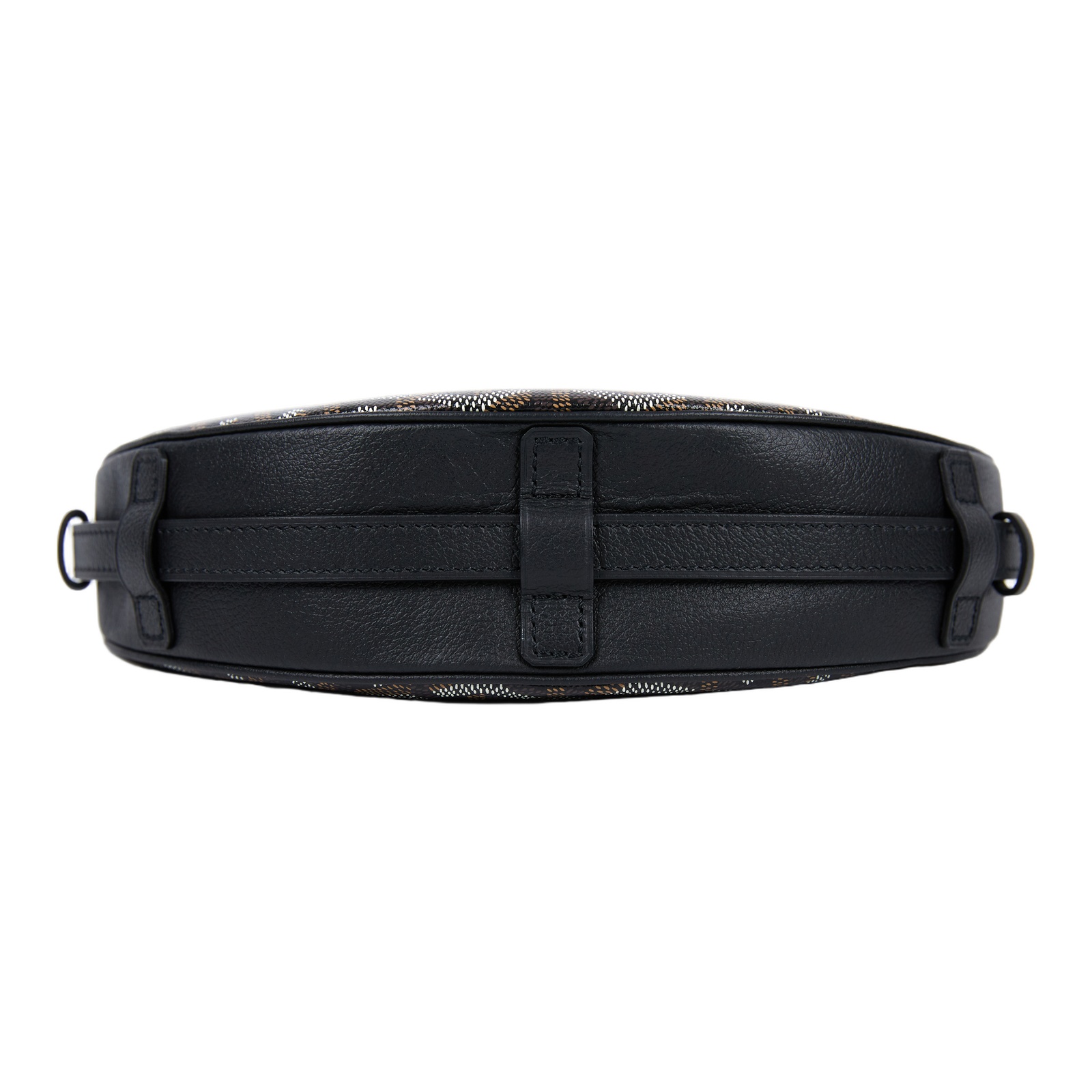 高雅德 GOYARD Goyard Hirondelle PM 半月斜背包 HIRONDPMLTY 黑Hirondelle半月單肩包 背帶
