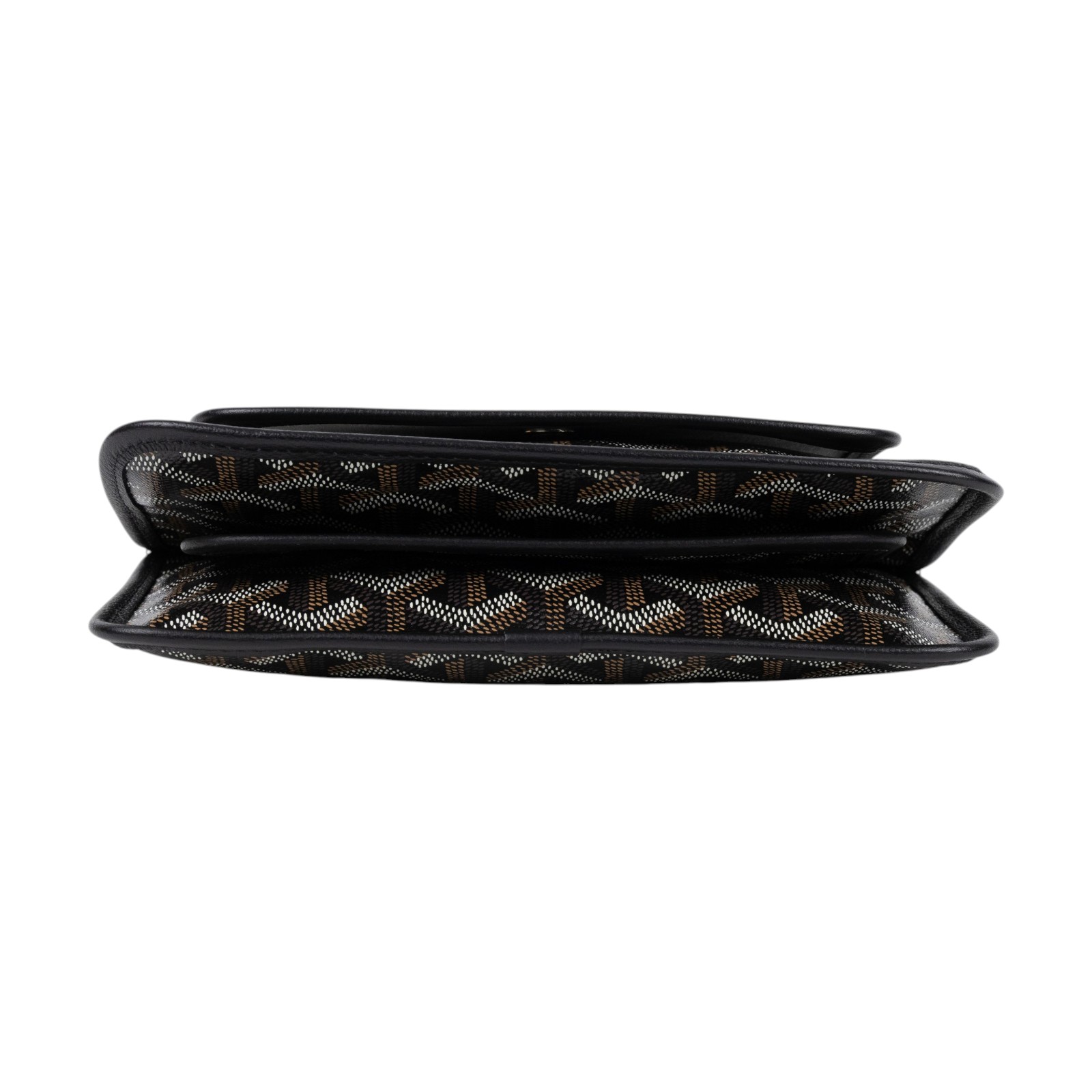 高雅德 GOYARD Plumet Pocket Wallet 肩背 隨身錢包 PLUMETPMLTY 黑PLUMET POCKET 防塵袋2/購買證明/免稅單