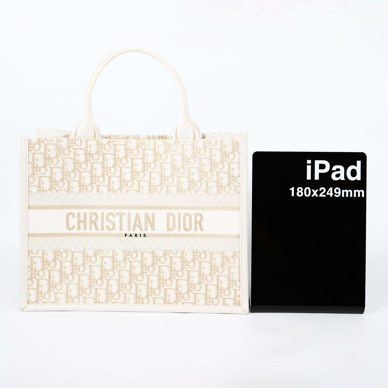 迪奧 CHRISTIAN DIOR Book Tote 托特包 中型 M1324CZDL  原廠盒子/防塵袋/背帶/保證卡