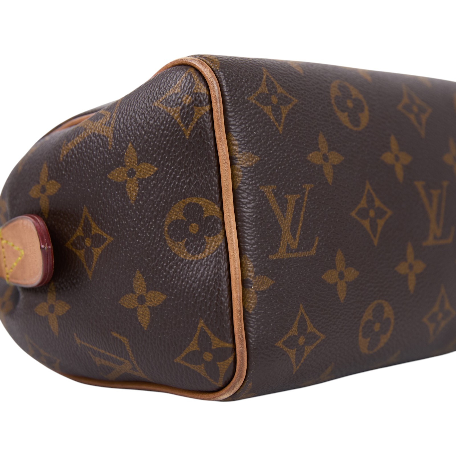 路易威登 LOUIS VUITTON Speedy Bandoulière 20 米色 帆布 手提 斜背 波士頓包 M46222 晶片款  背帶