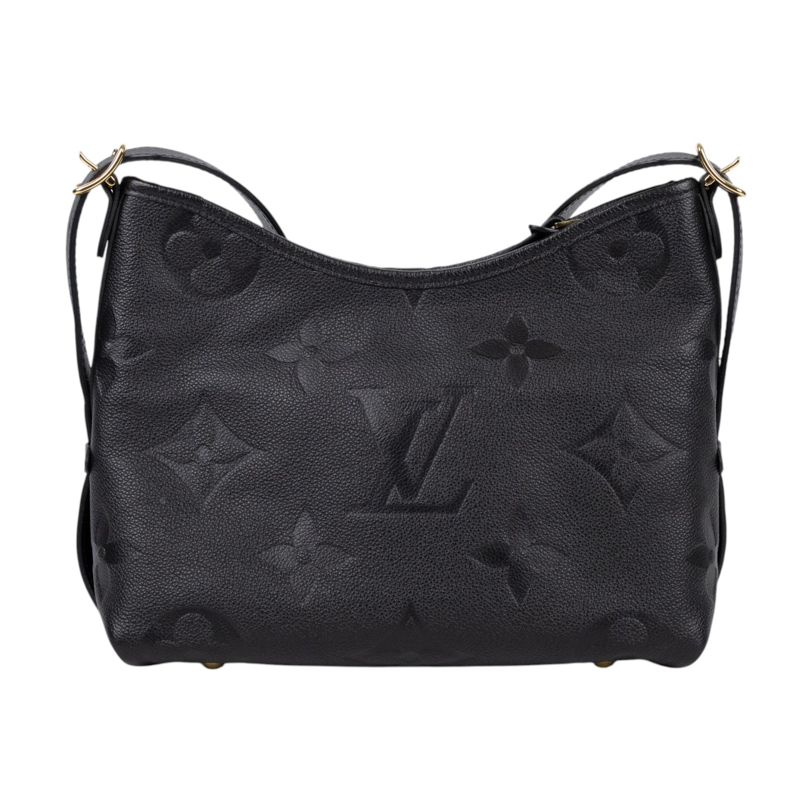 路易威登 LOUIS VUITTON CarryAll PM  黑色 牛皮 肩背包 M46288 晶片款  原廠盒子/防塵袋/內袋/背帶