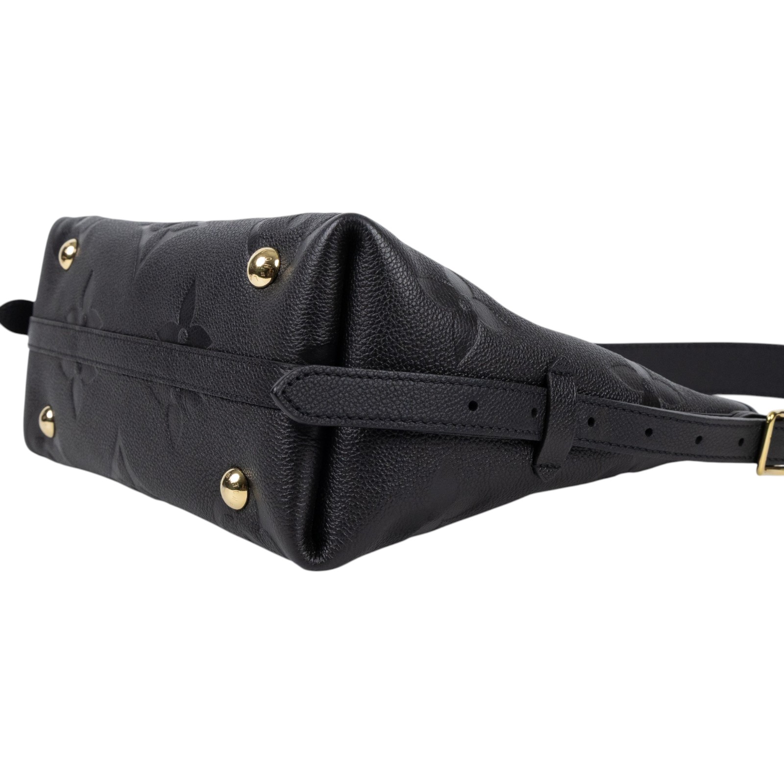 路易威登 LOUIS VUITTON CarryAll PM  黑色 牛皮 肩背包 M46288 晶片款  原廠盒子/防塵袋/內袋/背帶