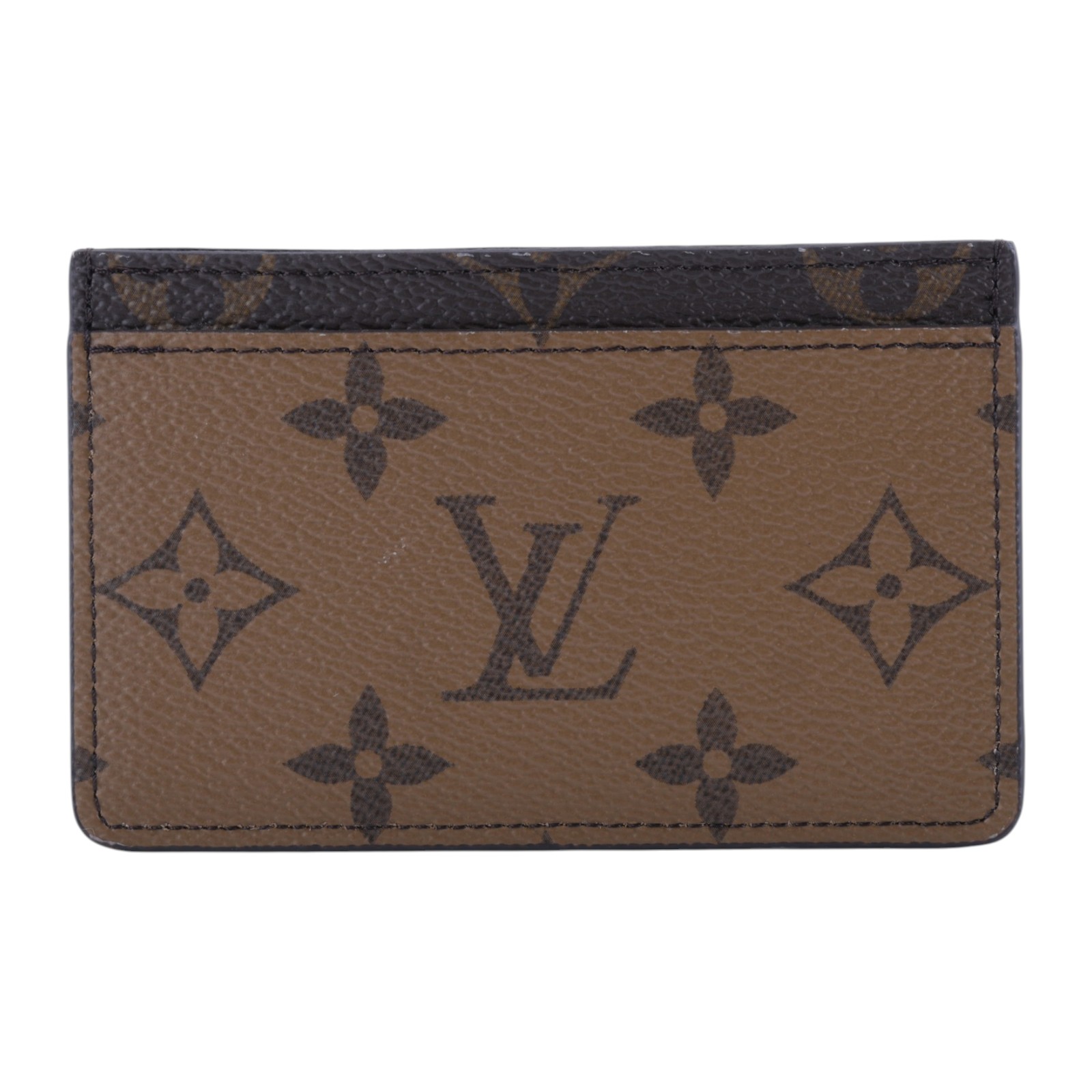 路易威登 LOUIS VUITTON 卡片套 卡夾 Monogram帆布 M69161 晶片款 原花雙色卡夾 原廠盒子/防塵袋