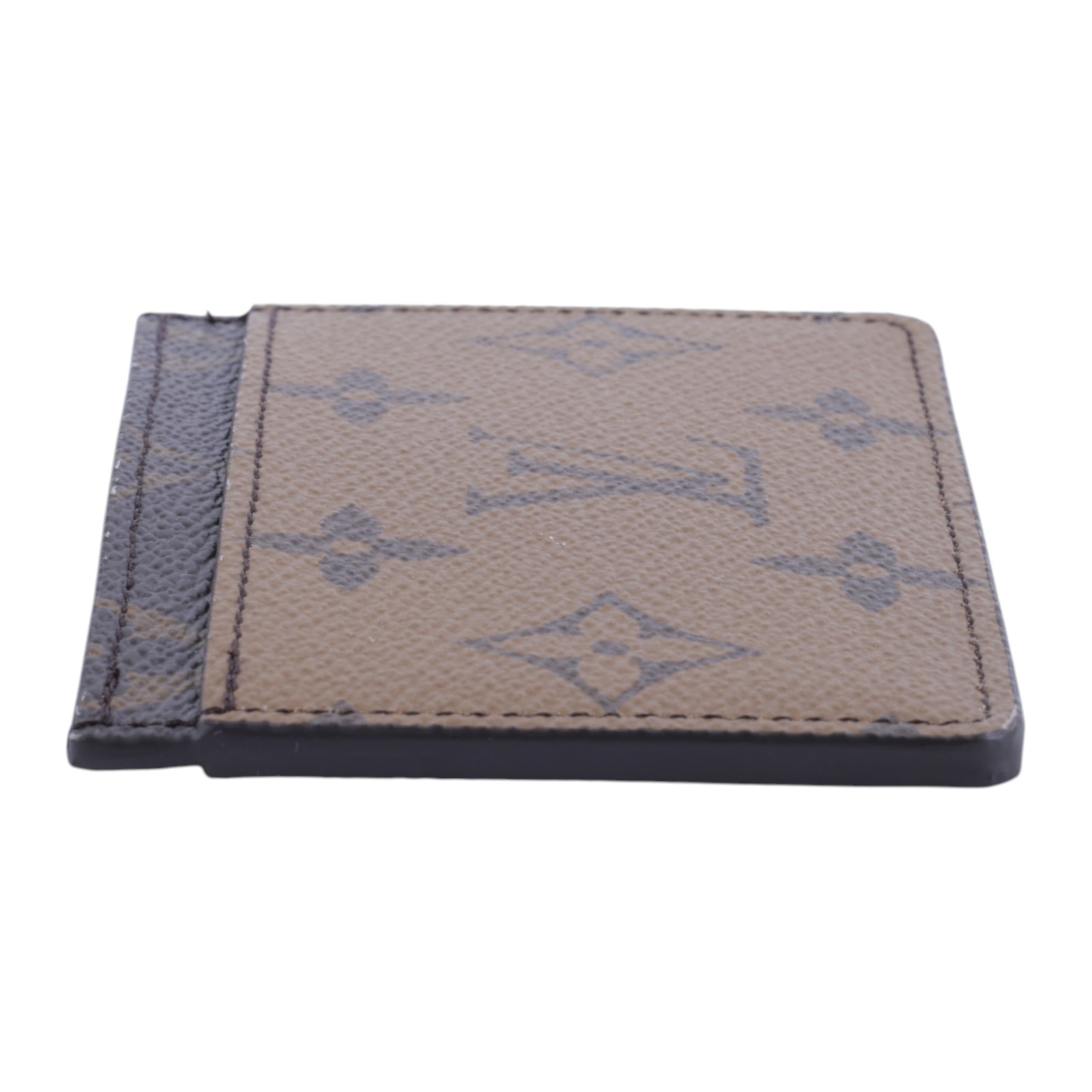 路易威登 LOUIS VUITTON 卡片套 卡夾 Monogram帆布 M69161 晶片款 原花雙色卡夾 原廠盒子/防塵袋