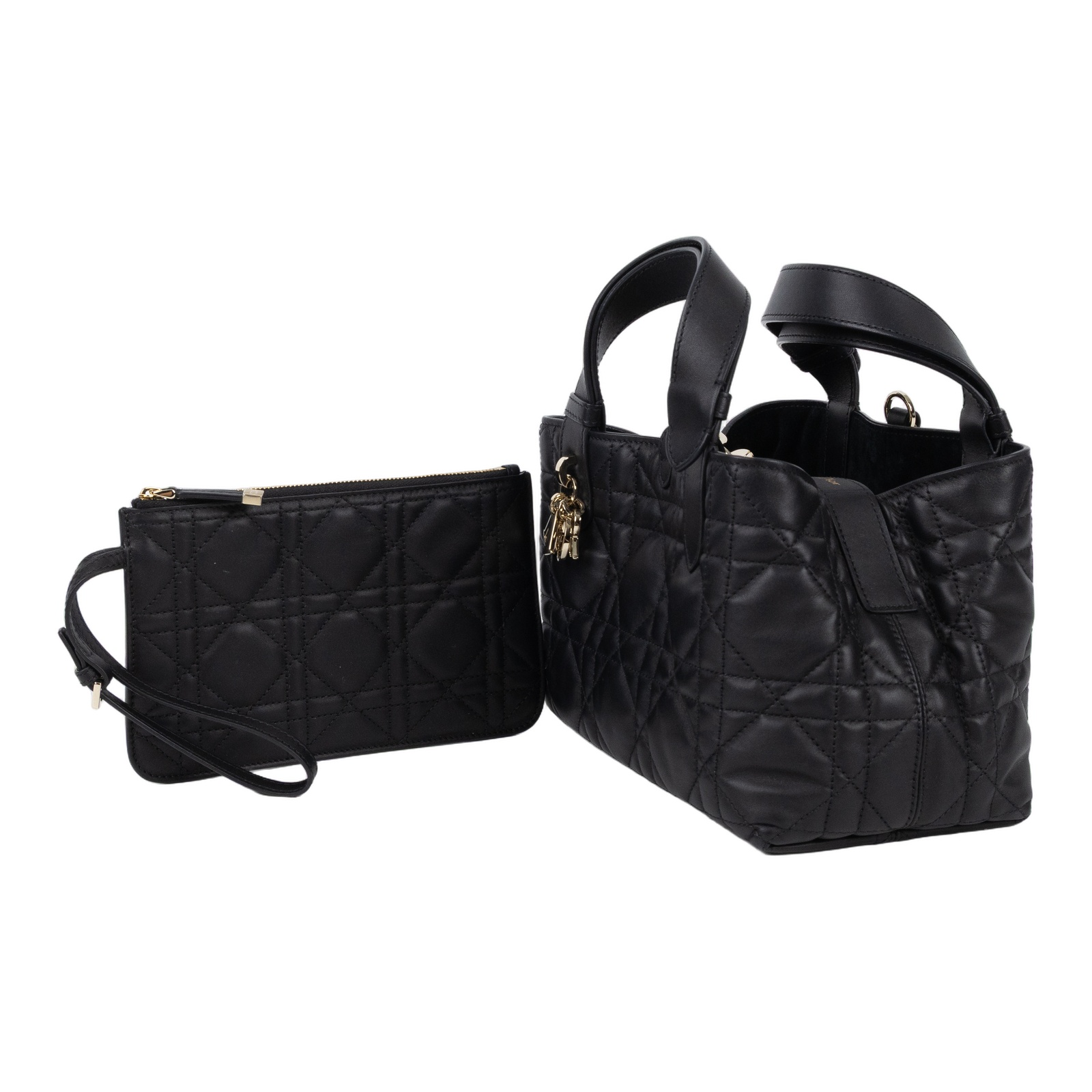 迪奧 CHRISTIAN DIOR Dior Toujours 小型 手提袋 小牛皮 M2822OSHJ  原廠盒子/防塵袋/內袋/保證卡
