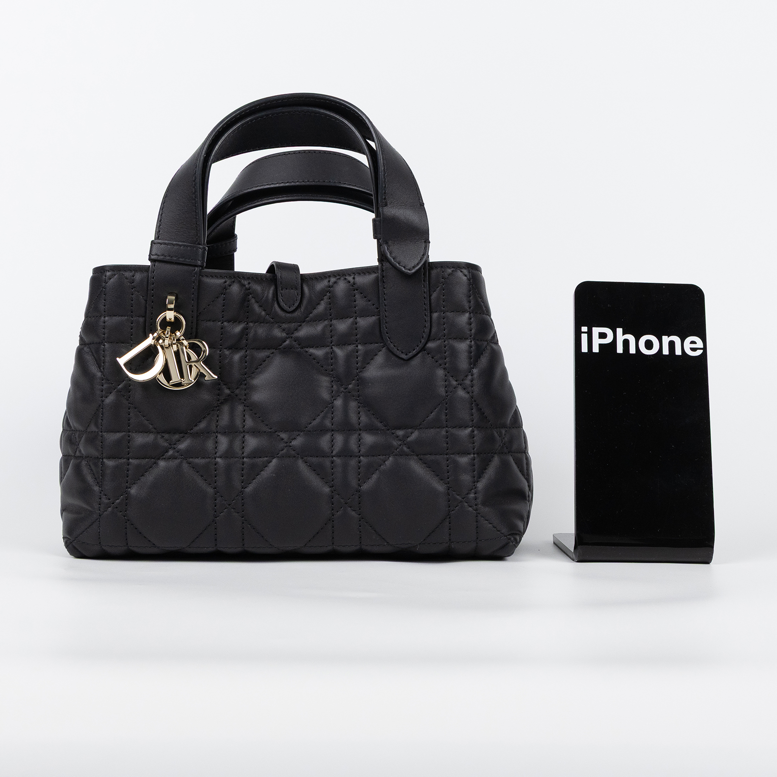 迪奧 CHRISTIAN DIOR Dior Toujours 小型 手提袋 小牛皮 M2822OSHJ  原廠盒子/防塵袋/內袋/保證卡
