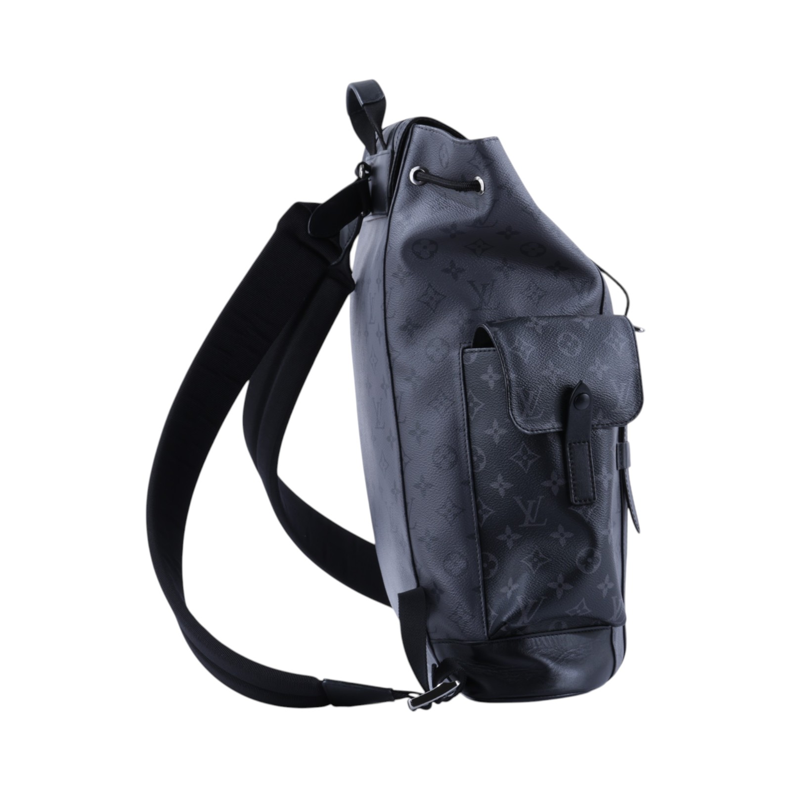 路易威登 LOUIS VUITTON Christopher MM 後背包 M45419 晶片款 黑原花Christopher MM 後背包 無附屬品