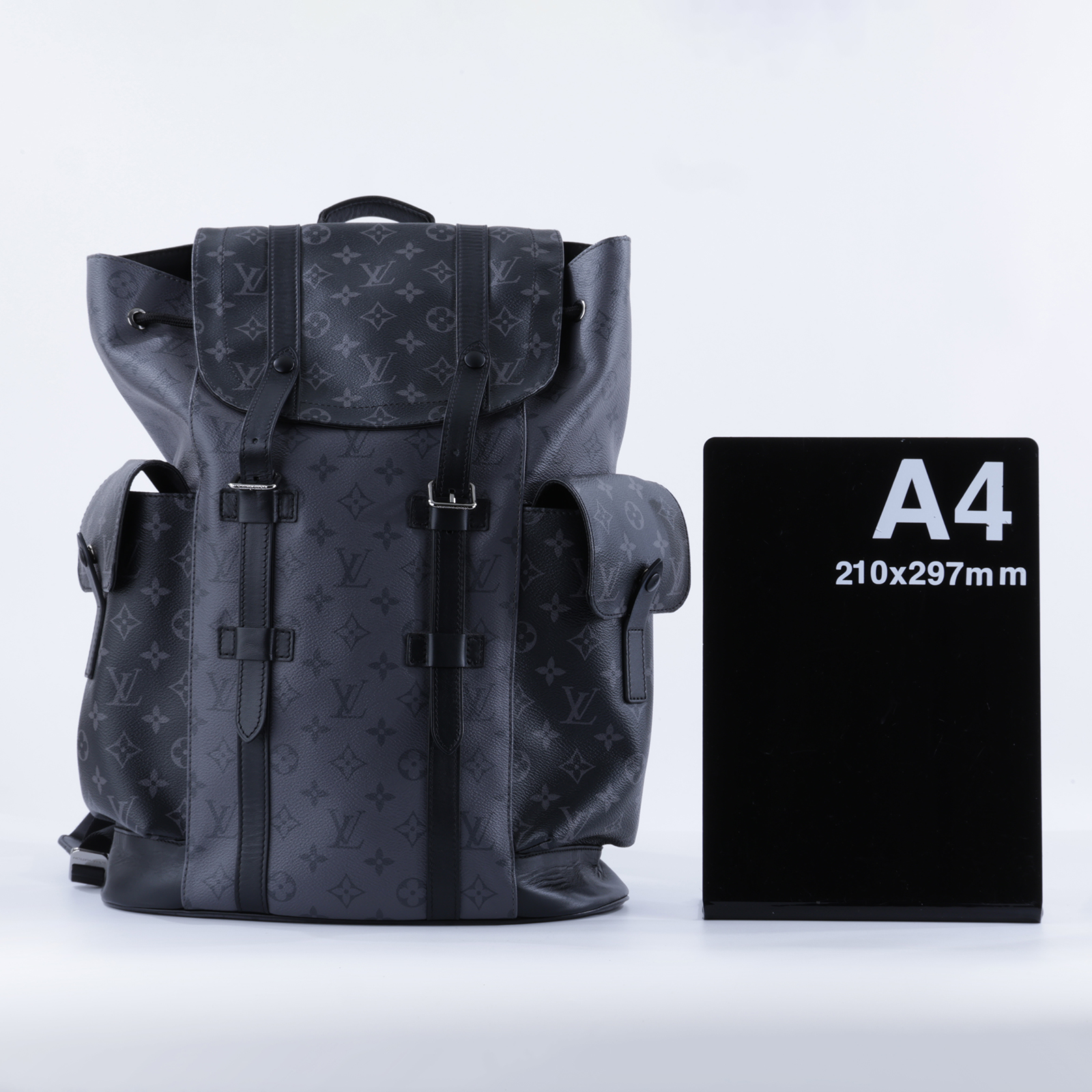 路易威登 LOUIS VUITTON Christopher MM 後背包 M45419 晶片款 黑原花Christopher MM 後背包 無附屬品