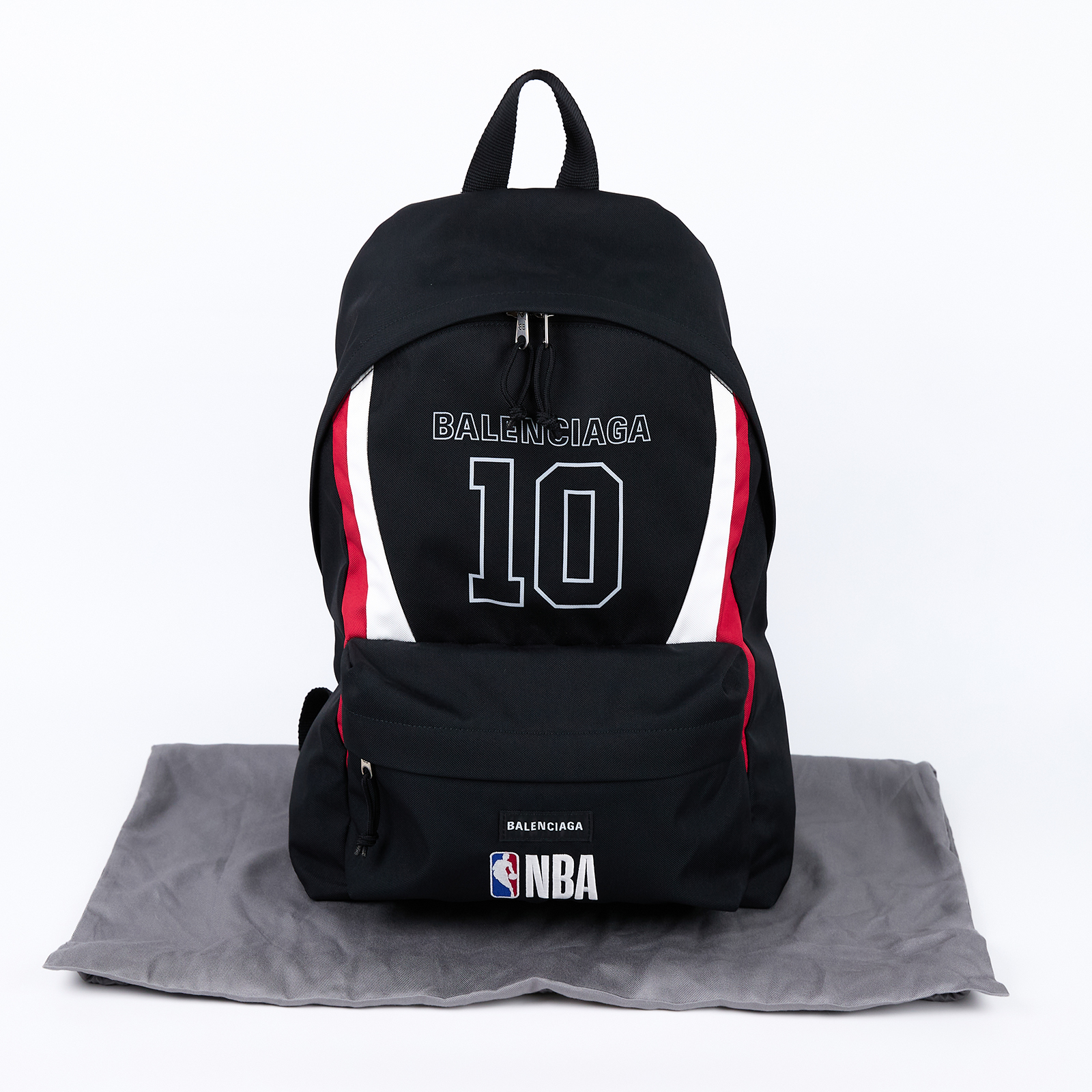 巴黎世家 BALENCIAGA NBA 聯名系列 Explorer 後背包 8660542ACFR  防塵袋