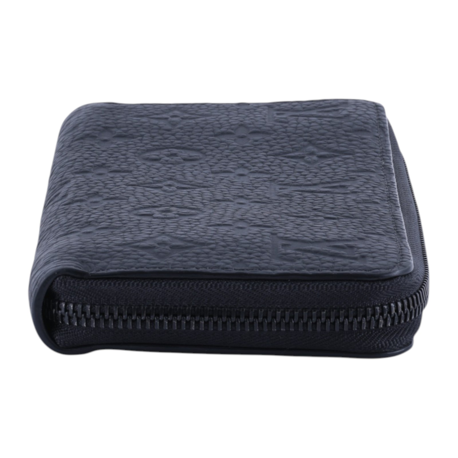 路易威登 LOUIS VUITTON Zippy Horizontal 橫向拉鍊長夾 M11721 晶片款 黑壓紋長夾 無附屬品