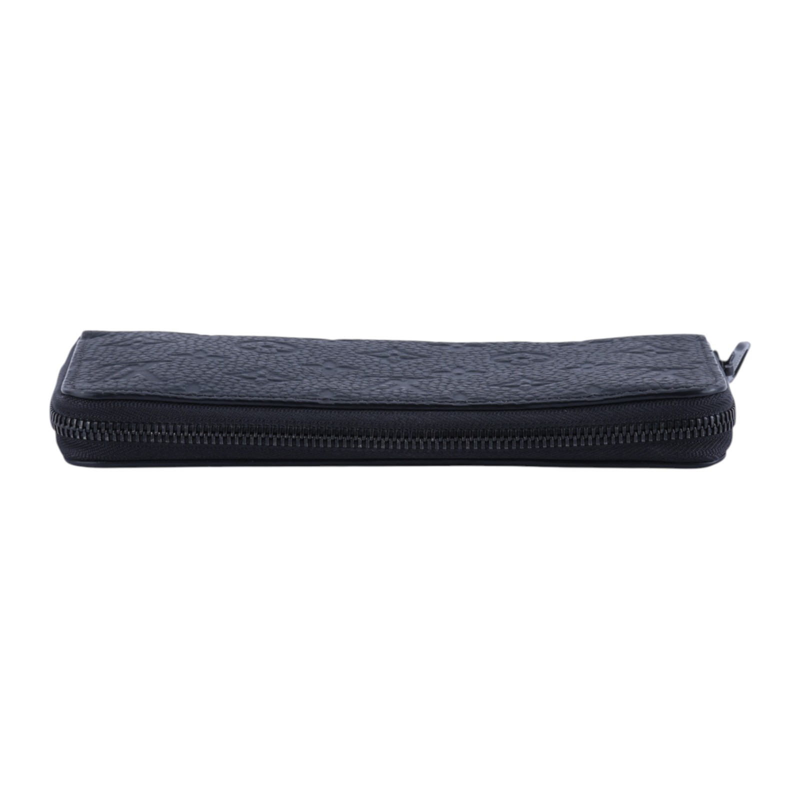 路易威登 LOUIS VUITTON Zippy Horizontal 橫向拉鍊長夾 M11721 晶片款 黑壓紋長夾 無附屬品