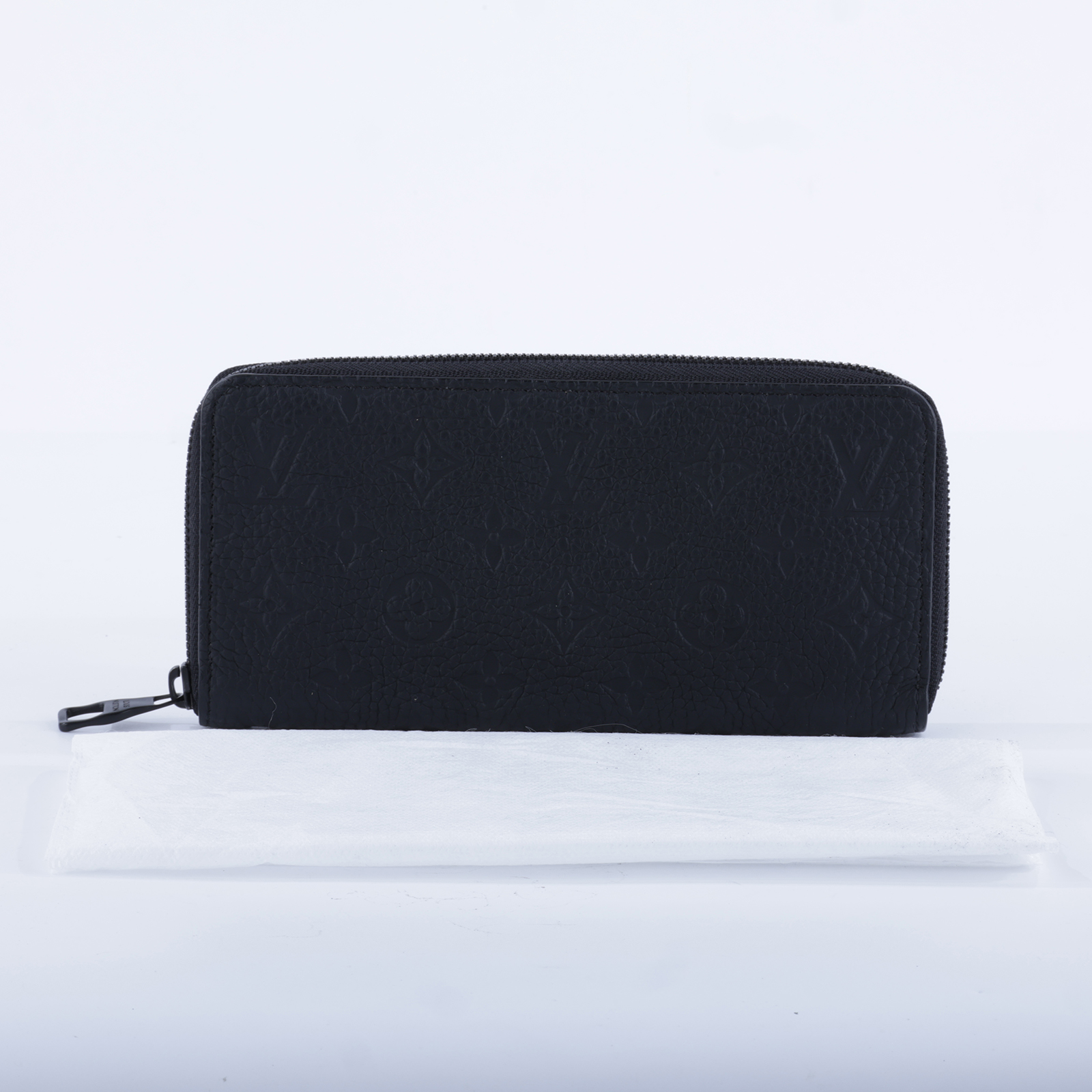 路易威登 LOUIS VUITTON Zippy Horizontal 橫向拉鍊長夾 M11721 晶片款 黑壓紋長夾 無附屬品