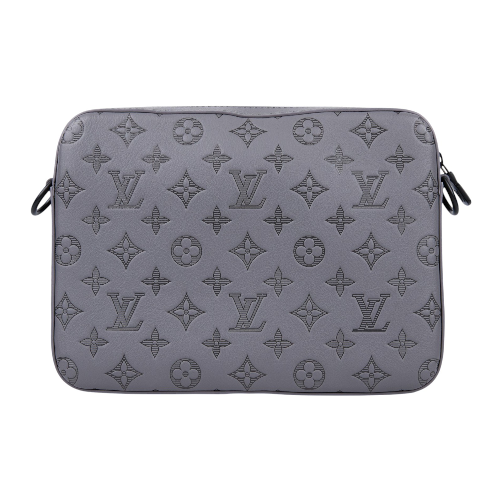 路易威登 LOUIS VUITTON Trio 郵差包 肩背包 斜背包 M46603 晶片款 灰原花壓紋 Trio 郵差包 原廠盒子/防塵袋/內袋2/背帶