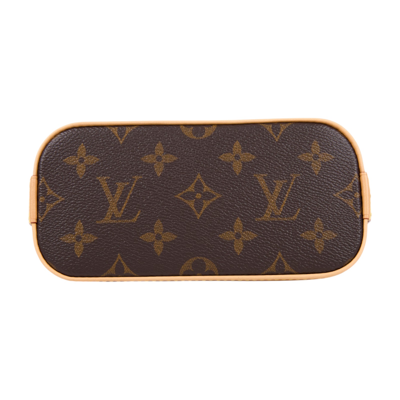 路易威登 LOUIS VUITTON Nano Alma 貝殼包 經典帆布 M82717 晶片款 原花Nano Alma 原廠盒子/防塵袋/背帶/購買證明