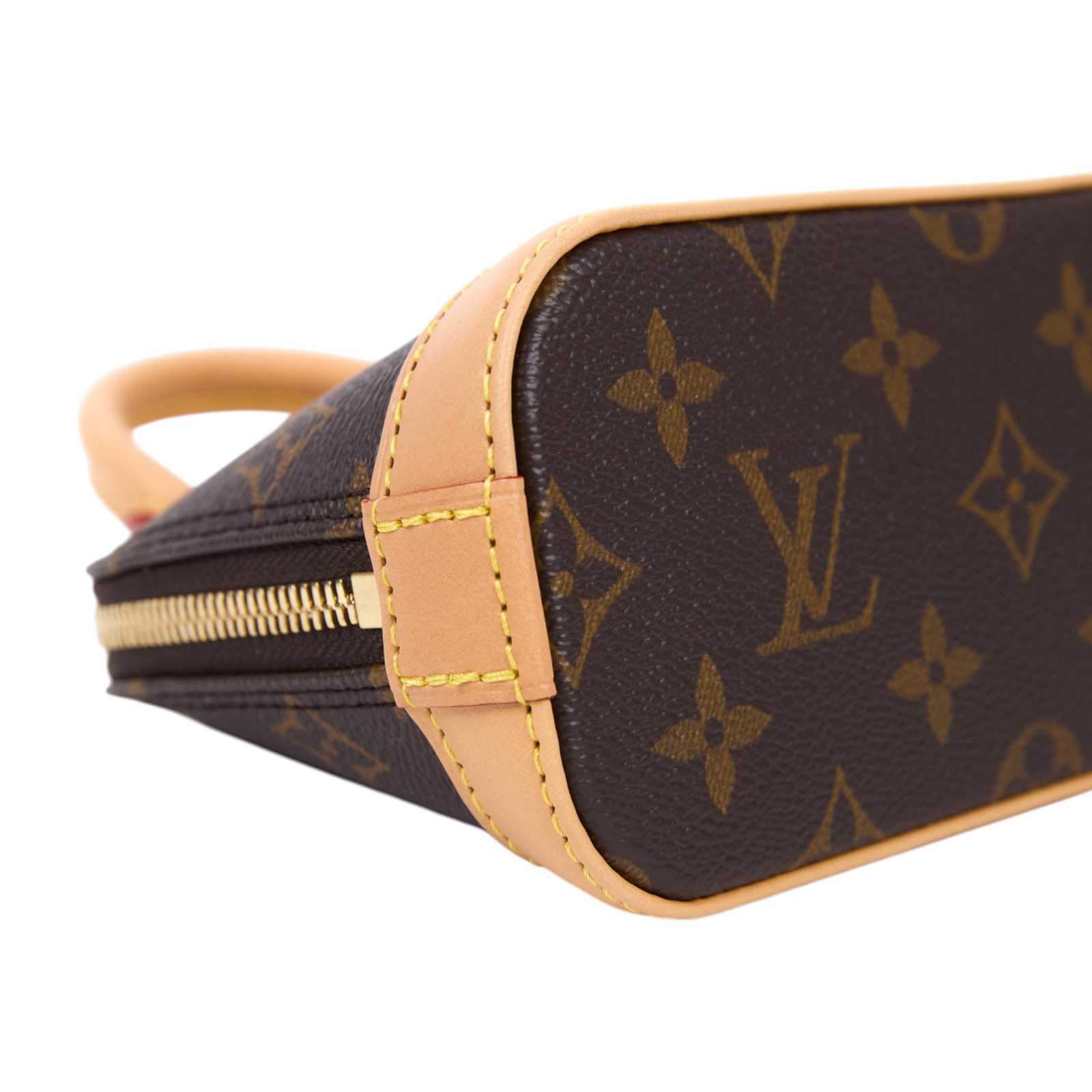 路易威登 LOUIS VUITTON Nano Alma 貝殼包 經典帆布 M82717 晶片款 原花Nano Alma 原廠盒子/防塵袋/背帶/購買證明