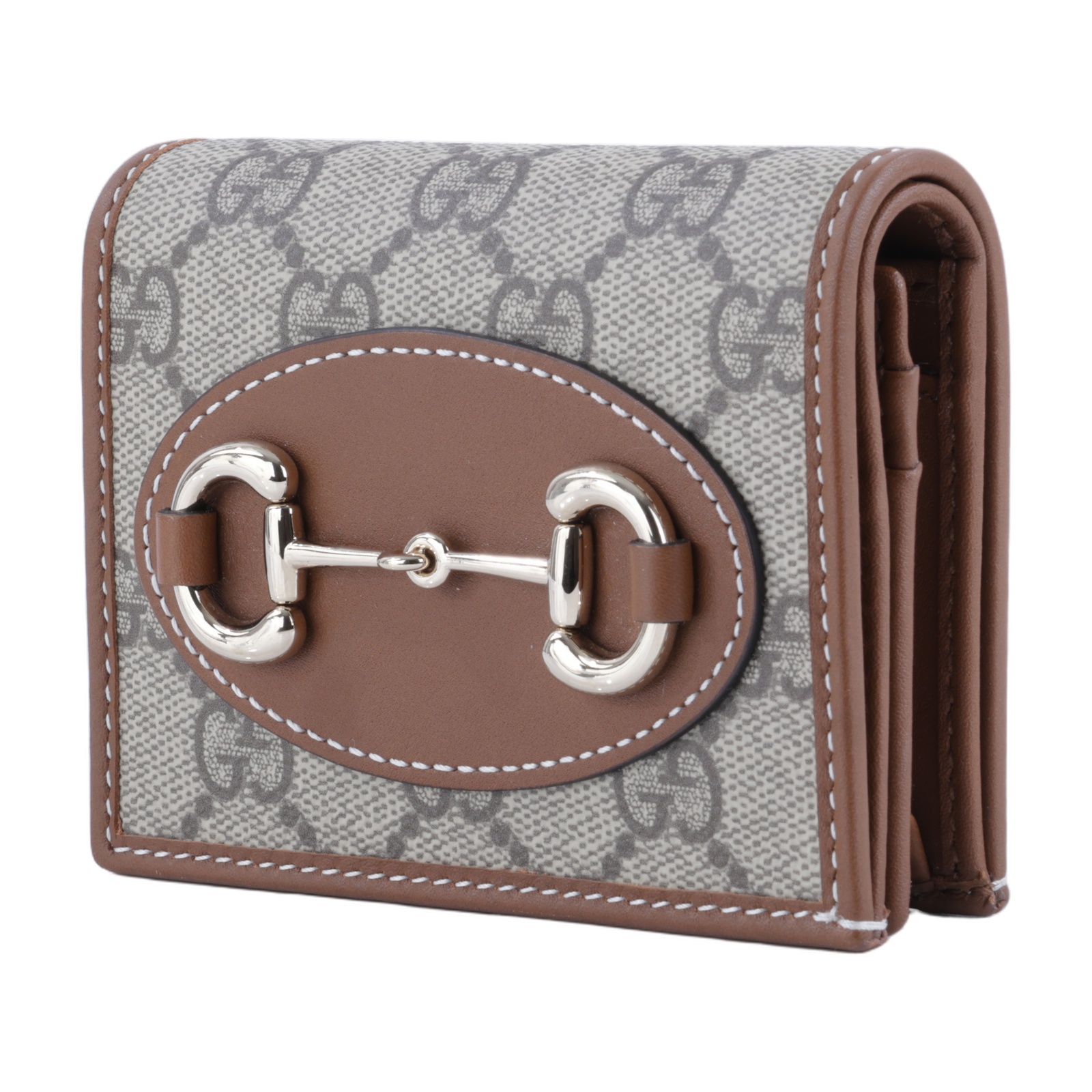 古馳 GUCCI 馬銜扣 1955 卡夾 短夾 零錢包 621887 FAD6L 咖1955短夾 原廠盒子/防塵袋/購買證明