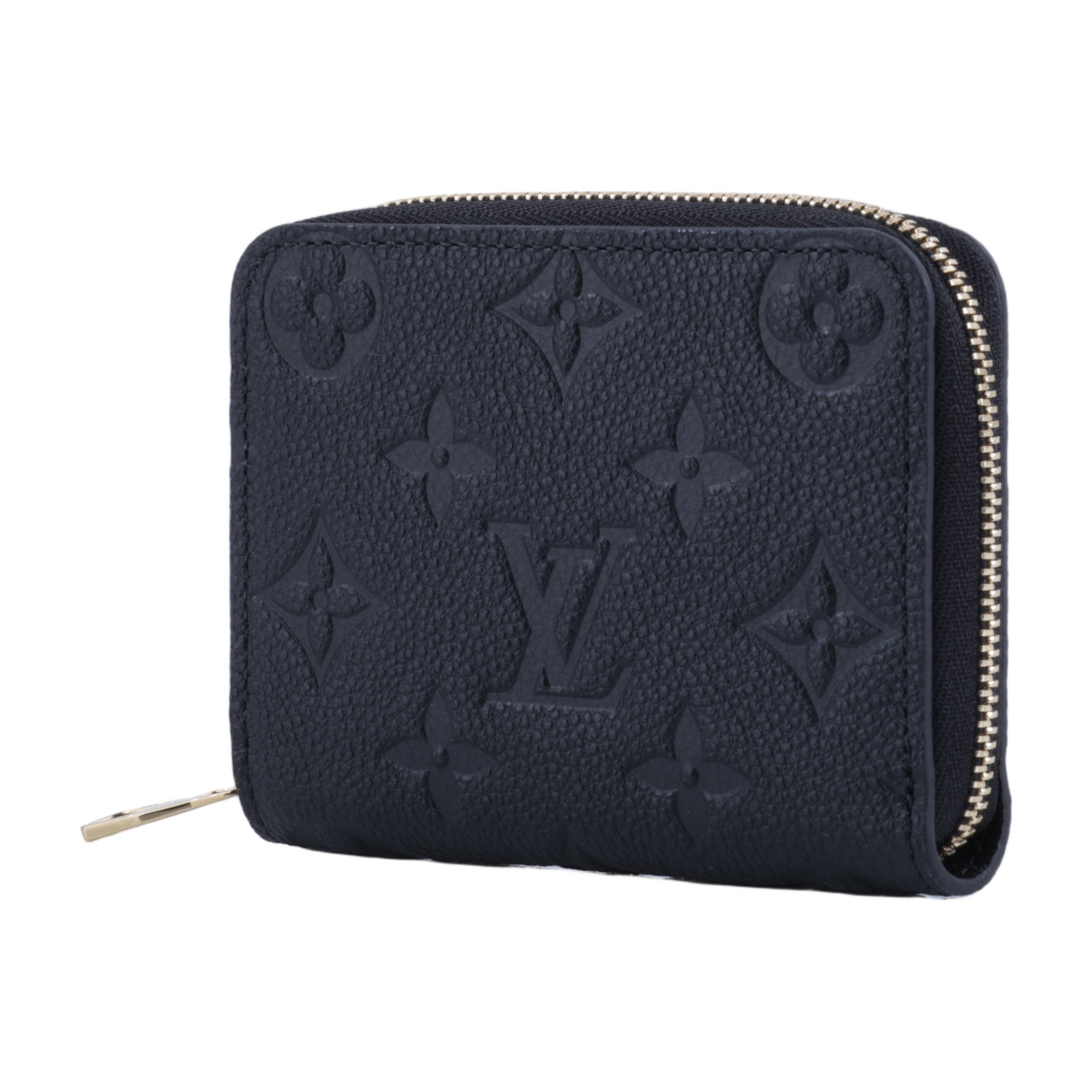 路易威登 LOUIS VUITTON Zippy 零錢包 卡片包 錢包 M28797 晶片款 黑壓紋牛皮拉鍊短夾 原廠盒子/防塵袋/購買證明影本
