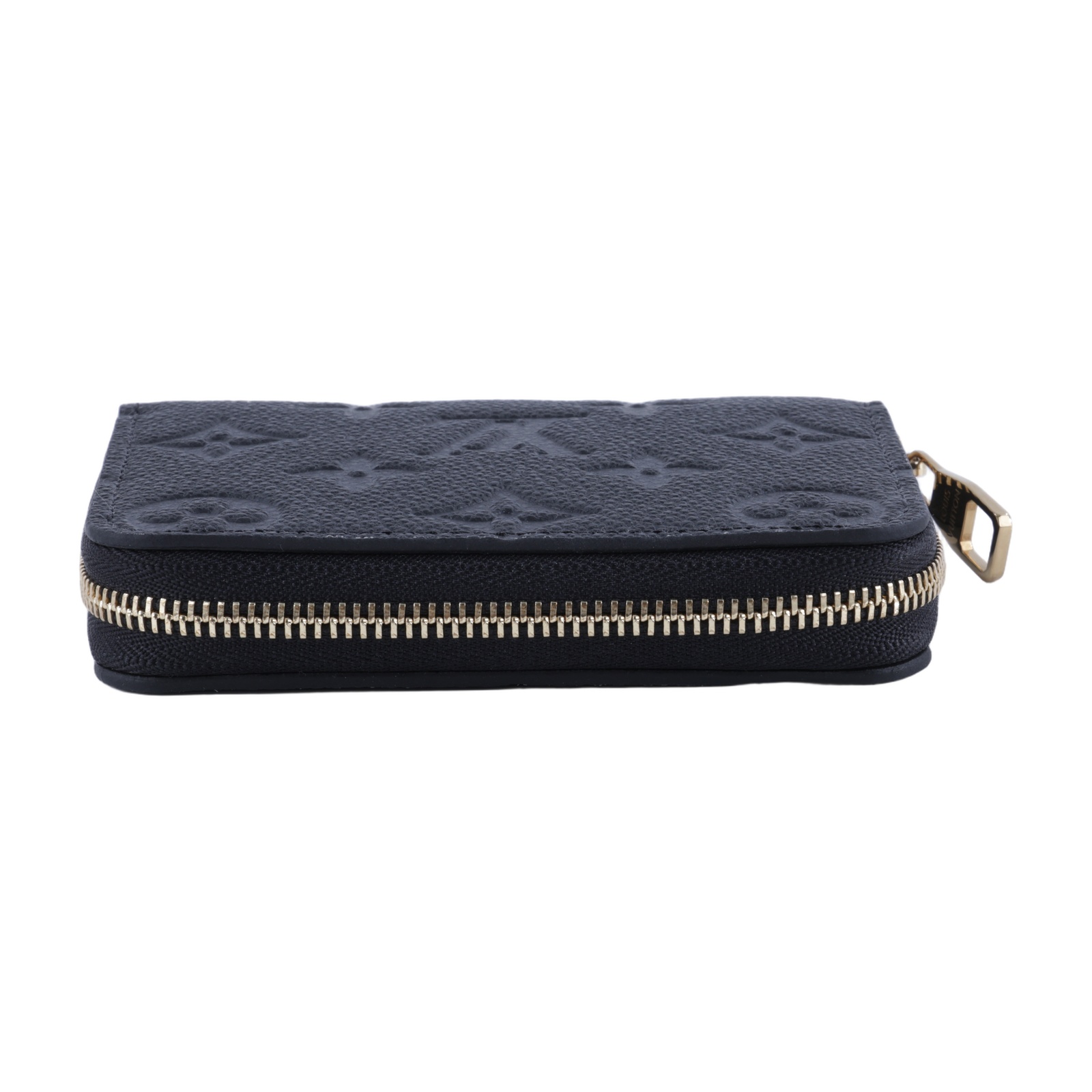 路易威登 LOUIS VUITTON Zippy 零錢包 卡片包 錢包 M28797 晶片款 黑壓紋牛皮拉鍊短夾 原廠盒子/防塵袋/購買證明影本