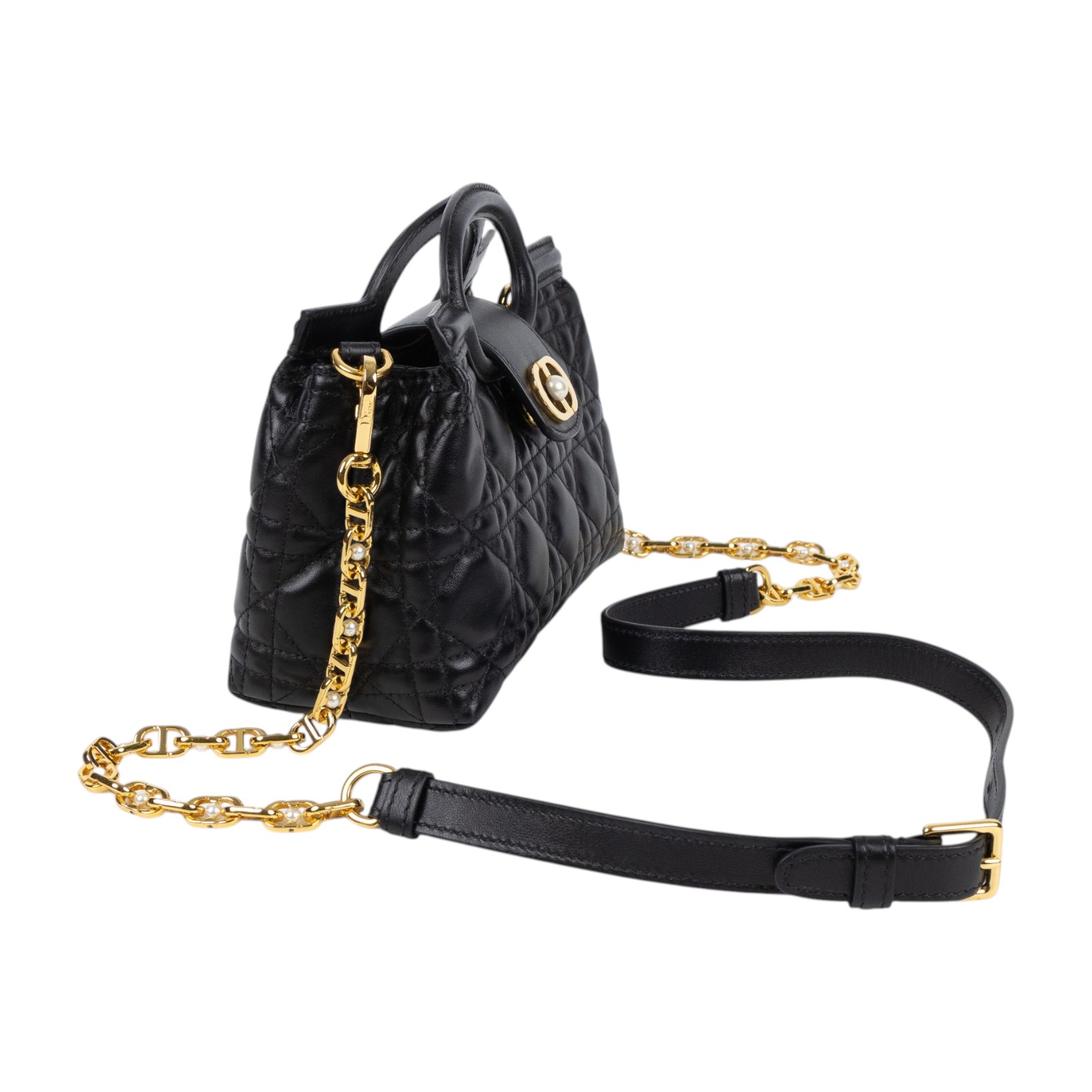 迪奧 CHRISTIAN DIOR Jolie Top Handle 迷你手提包 S3123UNJB  原廠盒子/背帶