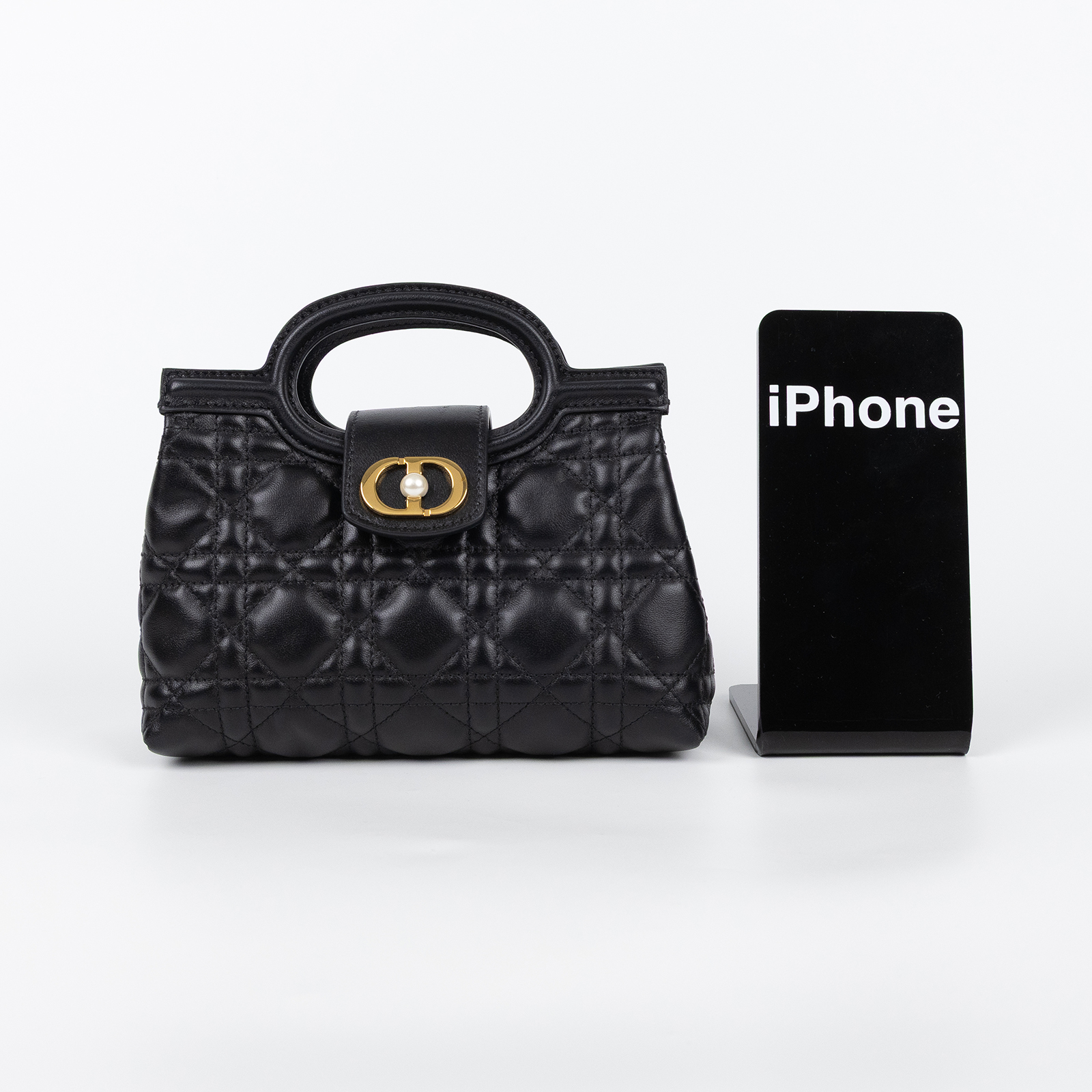 迪奧 CHRISTIAN DIOR Jolie Top Handle 迷你手提包 S3123UNJB  原廠盒子/背帶