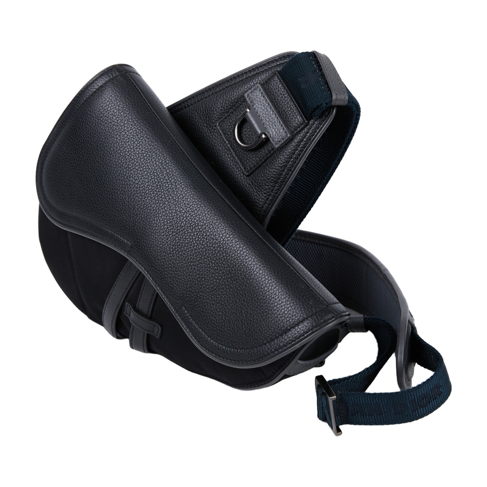 迪奧 CHRISTIAN DIOR Saddle Sacai 馬鞍包 肩背包 1ADCA374USC 黑Dior x Sacai馬鞍包 無附屬品