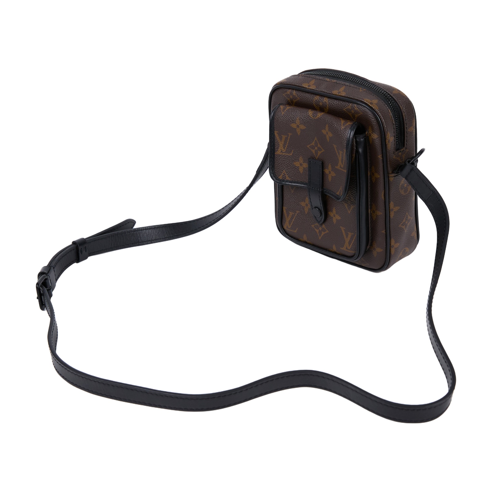 路易威登 LOUIS VUITTON Christopher 斜背 隨身包 M69404 晶片款 原花Christopher隨身包 無附屬品
