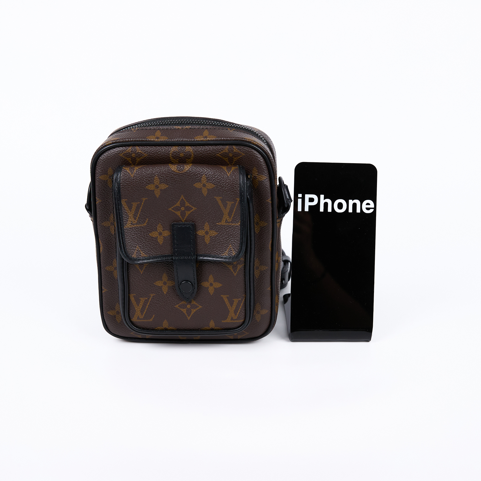 路易威登 LOUIS VUITTON Christopher 斜背 隨身包 M69404 晶片款 原花Christopher隨身包 無附屬品