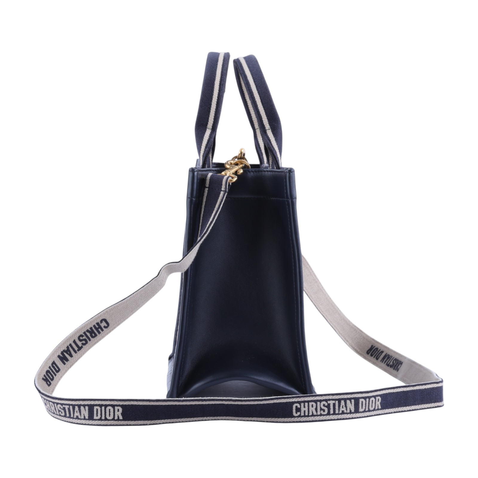 迪奧 CHRISTIAN DIOR Book Tote 小型 托特包 藍色 M1325CZBB  原廠盒子/防塵袋/背帶/保證卡/購買證明影本