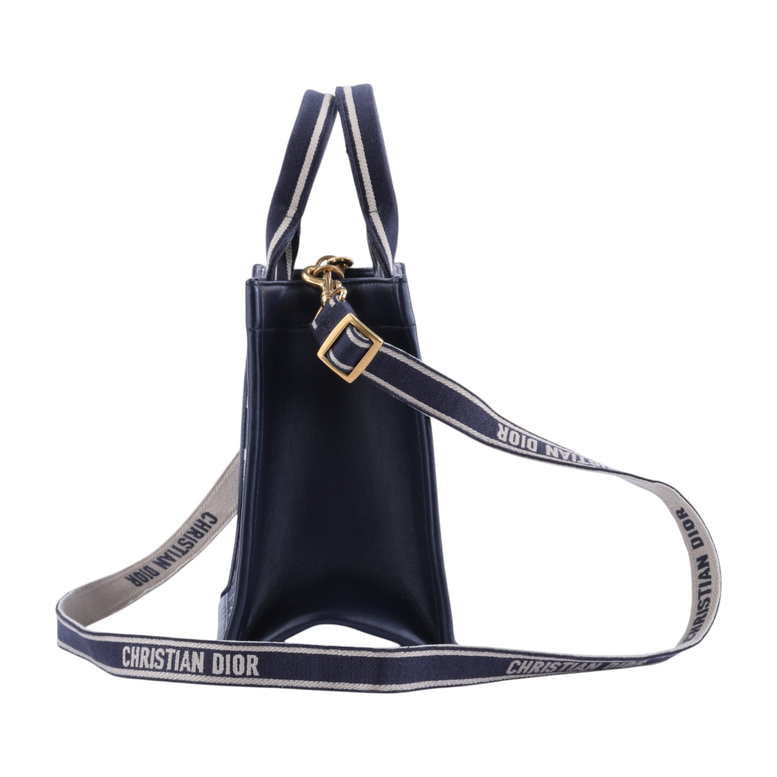 迪奧 CHRISTIAN DIOR Book Tote 小型 托特包 藍色 M1325CZBB  原廠盒子/防塵袋/背帶/保證卡/購買證明影本