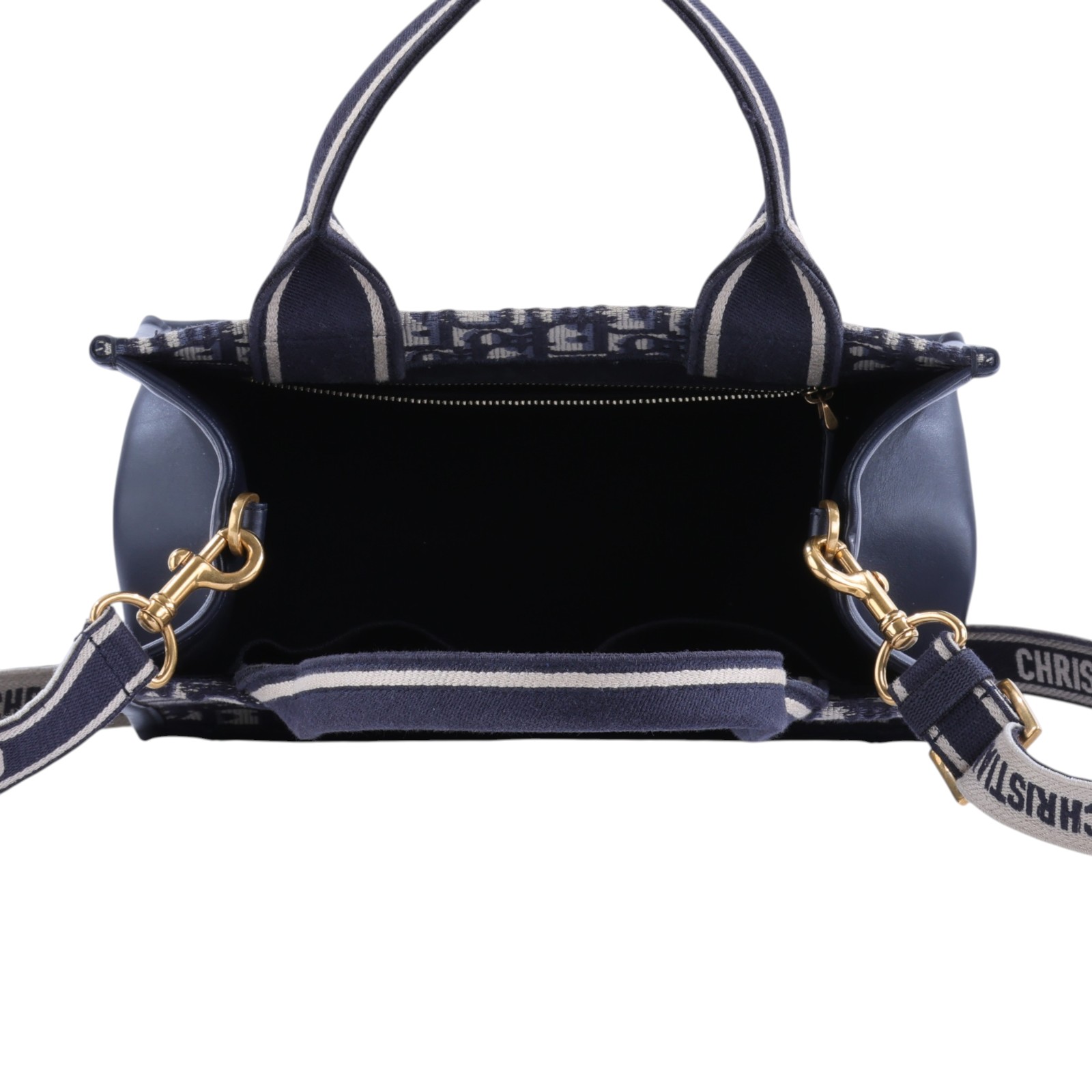 迪奧 CHRISTIAN DIOR Book Tote 小型 托特包 藍色 M1325CZBB  原廠盒子/防塵袋/背帶/保證卡/購買證明影本