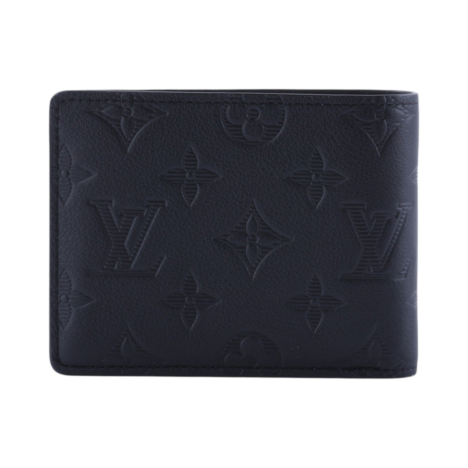 路易威登 LOUIS VUITTON Multiple 錢包 短夾 M62901 晶片款 黑原花壓印Multiple短夾 原廠盒子/防塵袋/購買證明