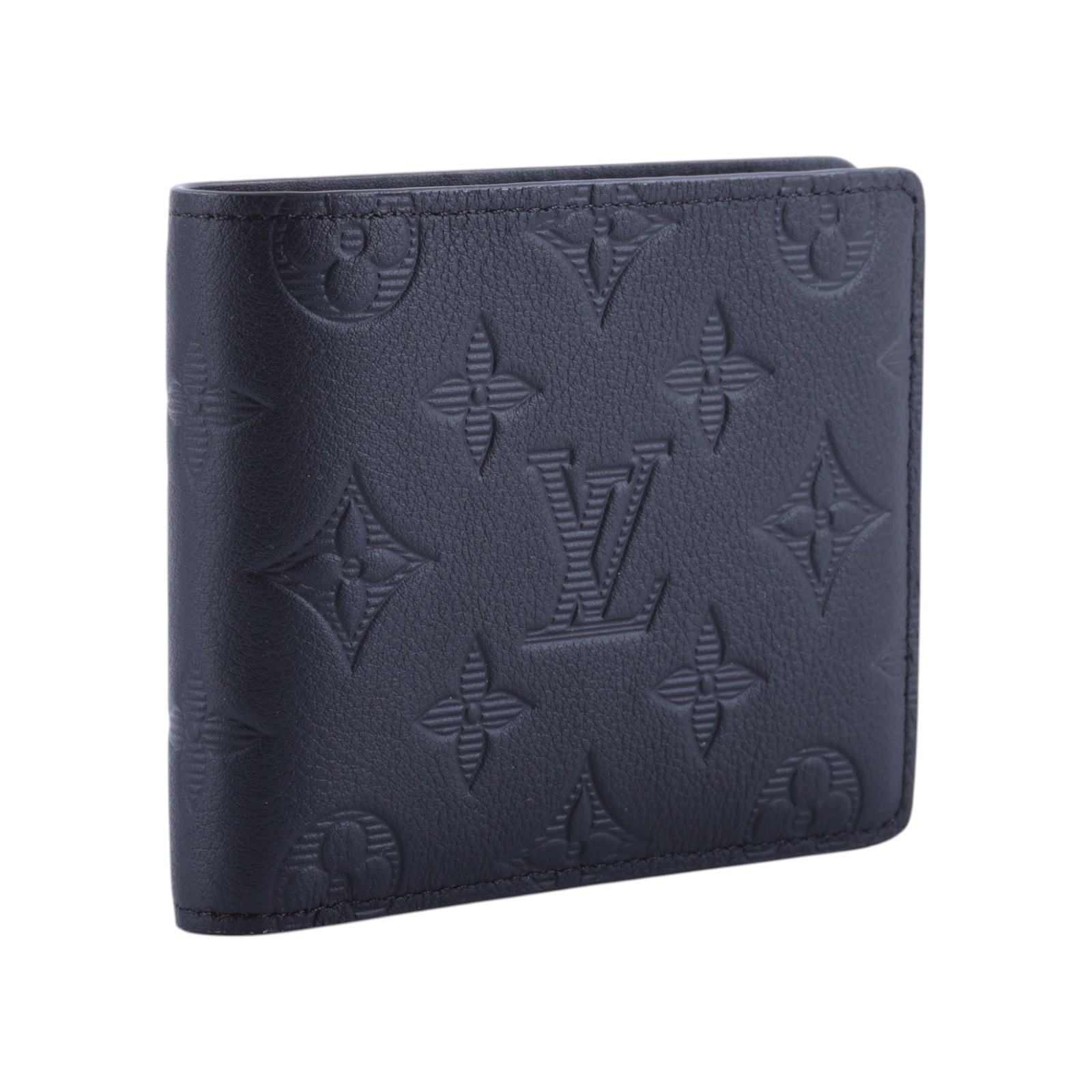 路易威登 LOUIS VUITTON Multiple 錢包 短夾 M62901 晶片款 黑原花壓印Multiple短夾 原廠盒子/防塵袋/購買證明
